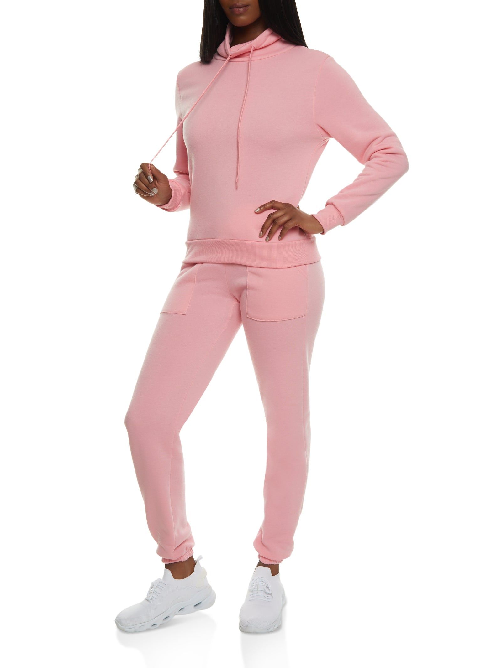 Fleece Funnel Neck Sweatshirt sold by Rainbow product image thumbnail 2