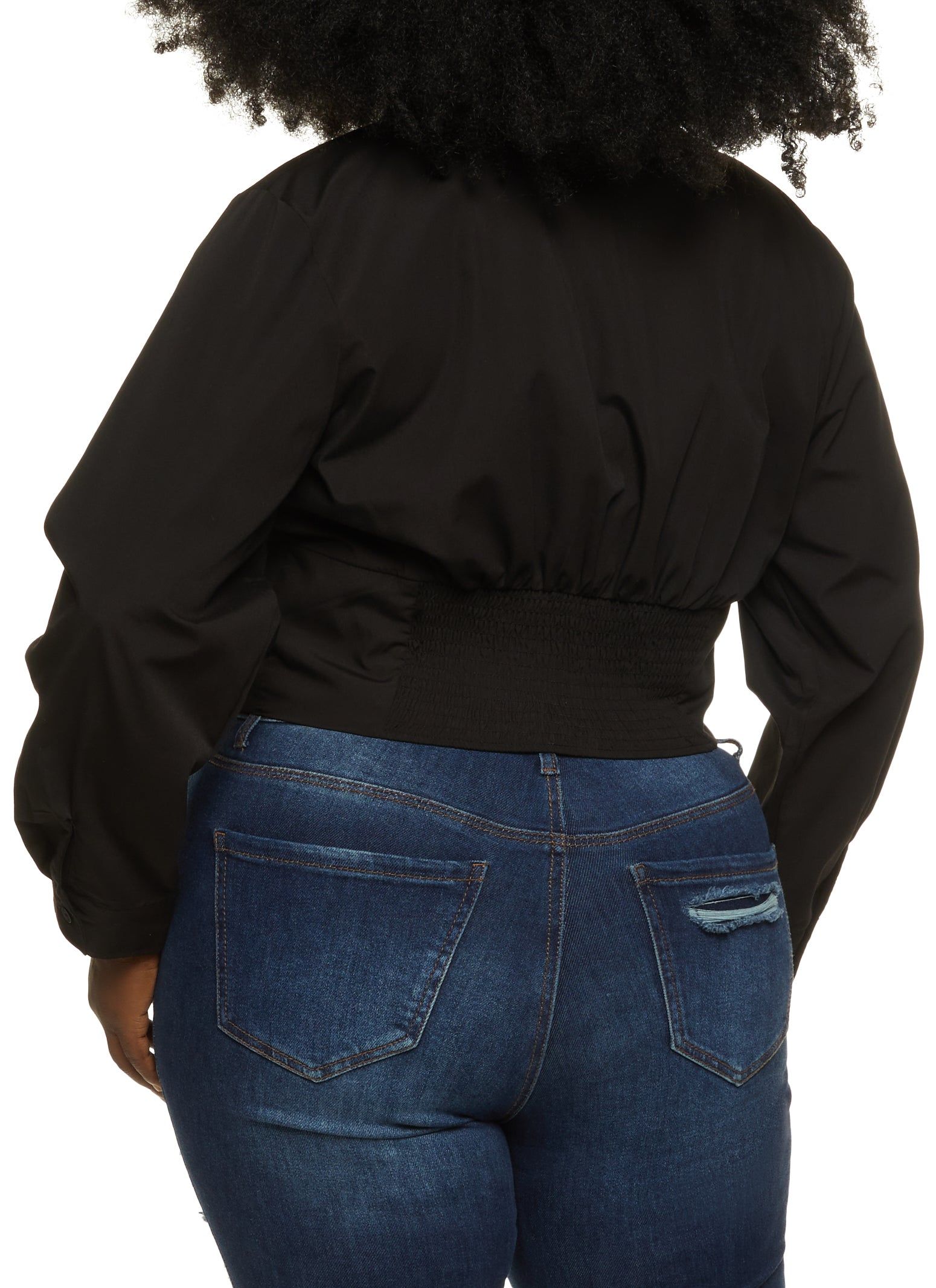 Plus Size Button Front Corset Top sold by Rainbow product image thumbnail 2