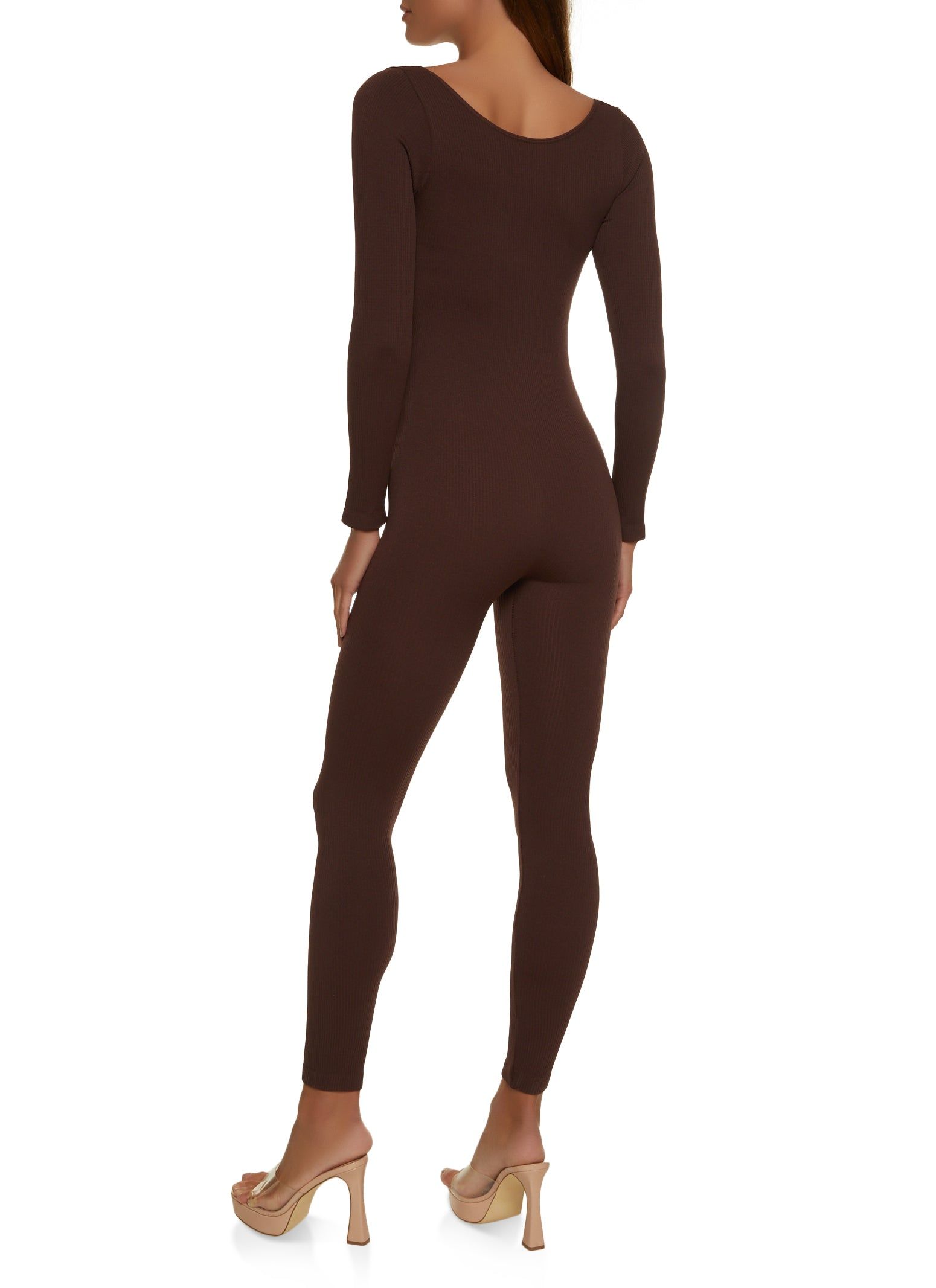 Solid Ribbed Seamless Jumpsuit sold by Rainbow product image thumbnail 2