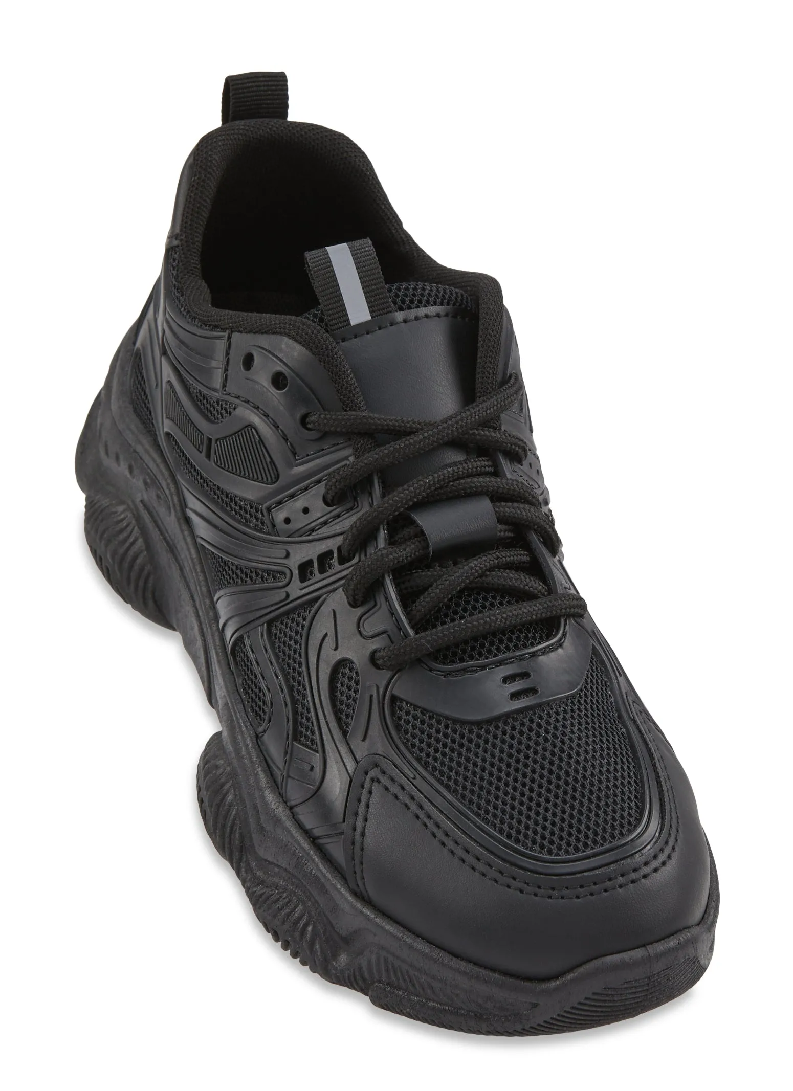 Lace Up Chunky Sole Sneakers sold by Rainbow