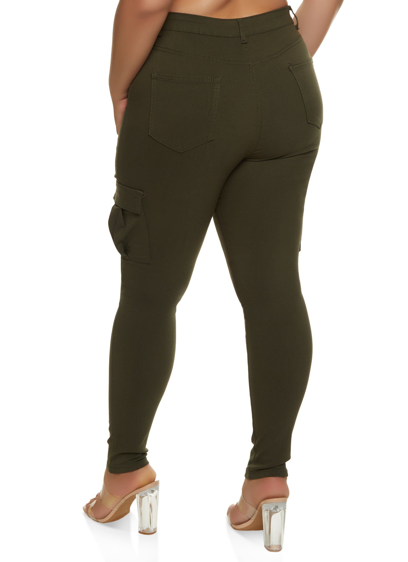 Plus Size Twill Hyperstretch Skinny Pants sold by Rainbow product image thumbnail 3