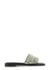 Rhinestone Band Square Toe Slide Sandals sold by Rainbow