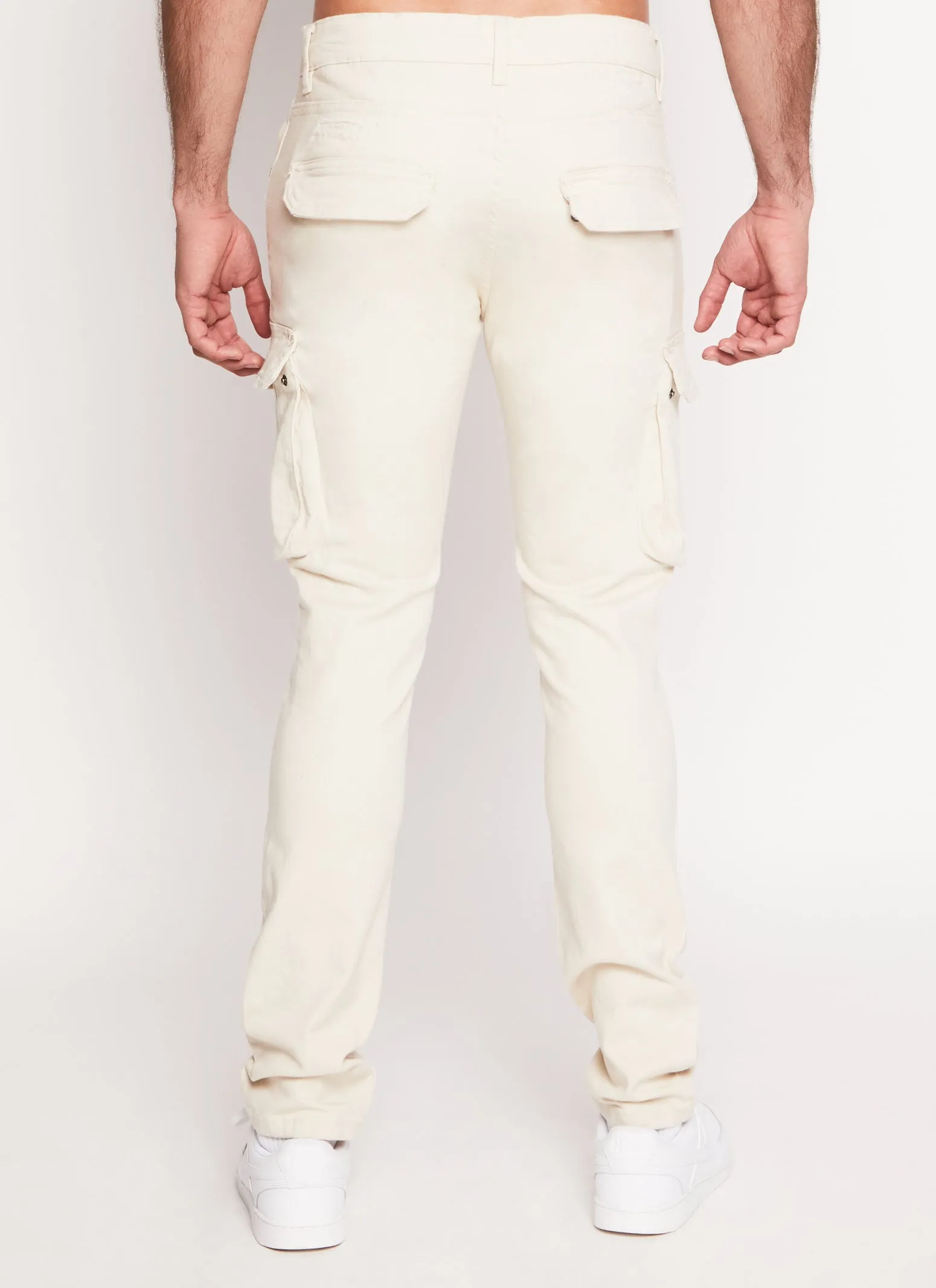 Mens Twill Distressed Cargo Pants sold by Rainbow product image thumbnail 3