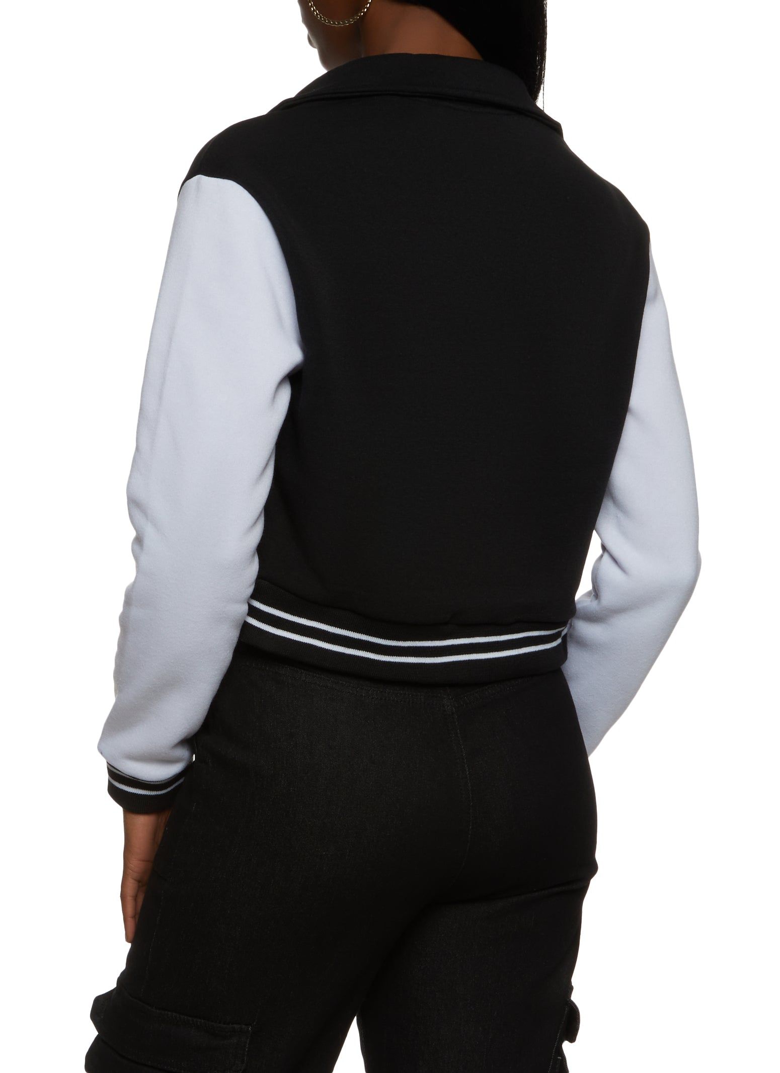 Brooklyn Zip Front Varsity Jacket sold by Rainbow product image thumbnail 3