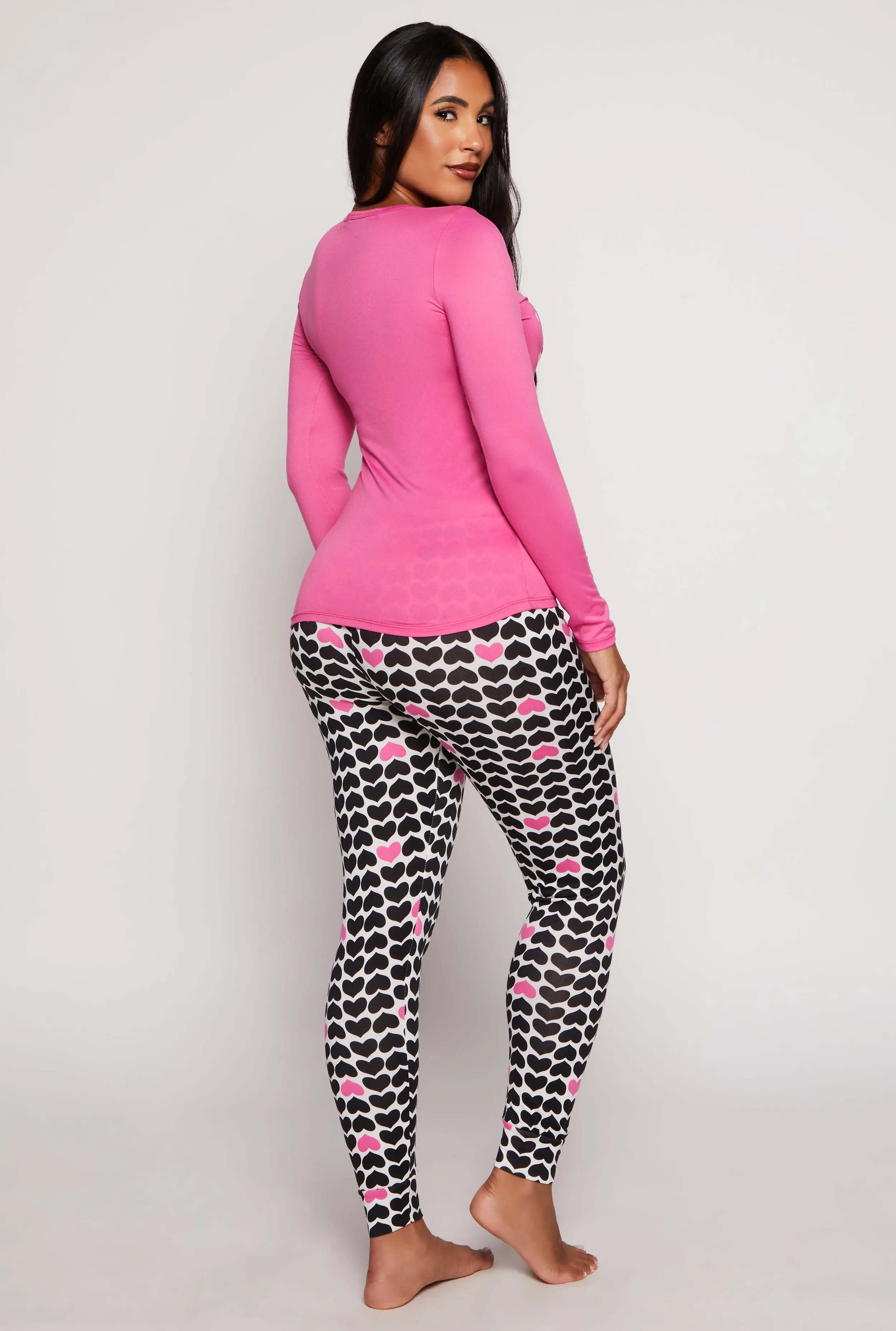 Not Your Babe Long Sleeve Pajama Top and Pants sold by Rainbow product image thumbnail 2