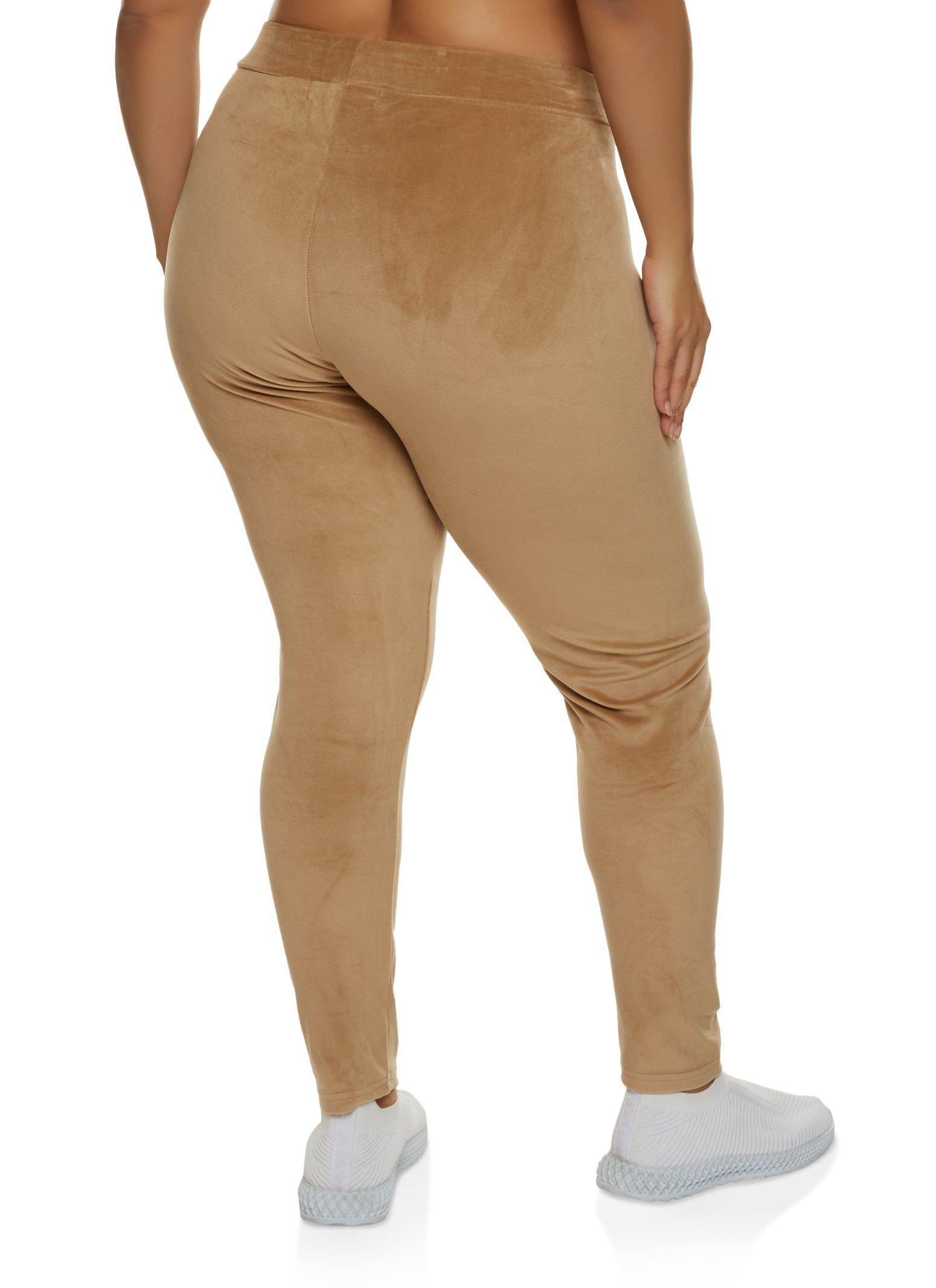 Plus Size High Waist Velour Leggings sold by Rainbow product image thumbnail 2