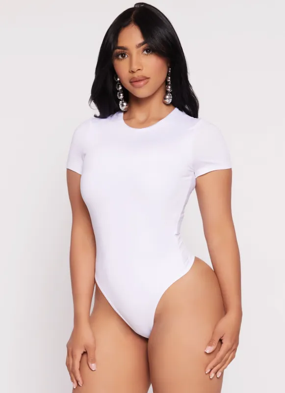 Daisy Double Lined Crew Neck Bodysuit sold by Rainbow