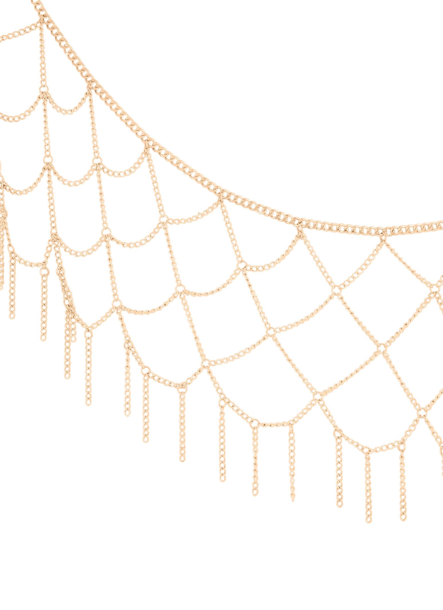 Plus Size Metallic Chain Belt sold by Rainbow product image thumbnail 2