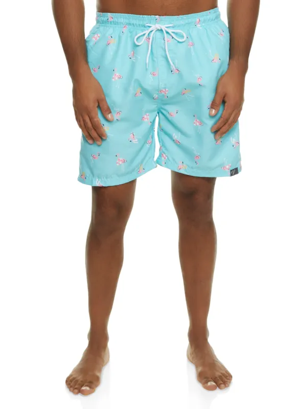 Mens Printed Swim Trunks sold by Rainbow