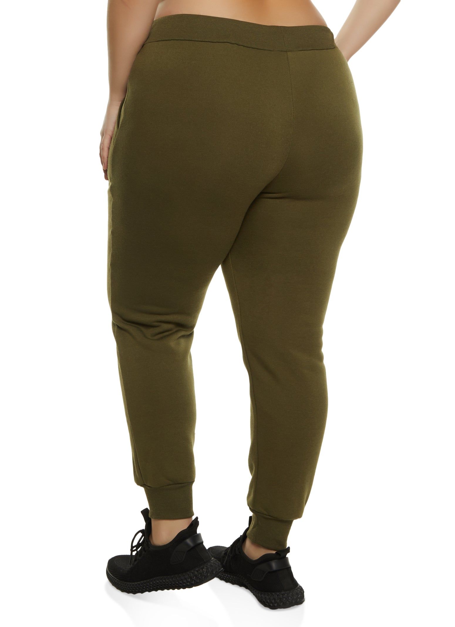 Plus Size Love Rhinestone Studded Joggers sold by Rainbow product image thumbnail 2