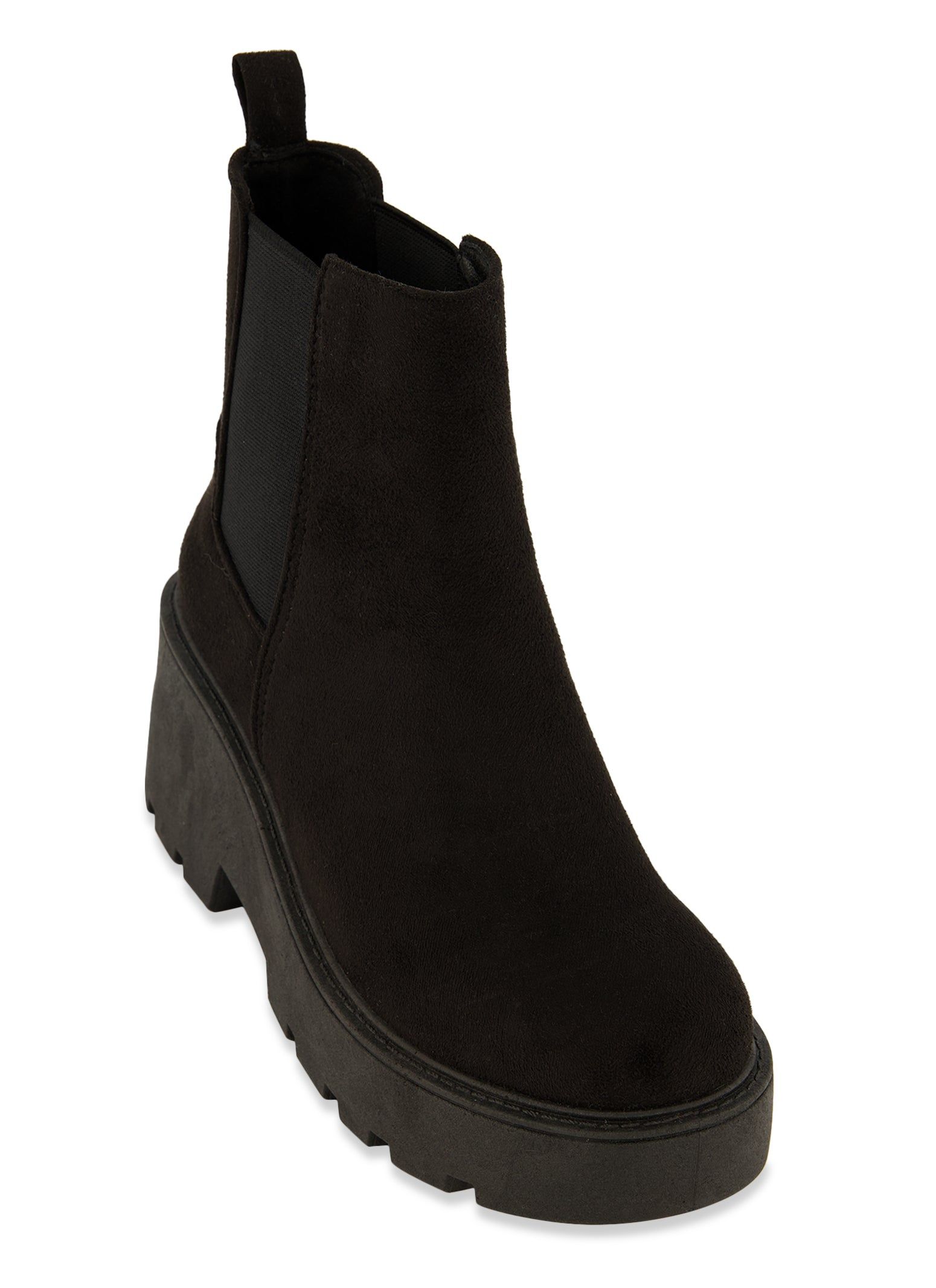 Slip On Platform Chelsea Boots sold by Rainbow