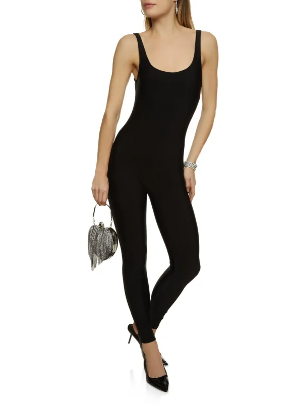 Scoop Neck Sleeveless Catsuit sold by Rainbow