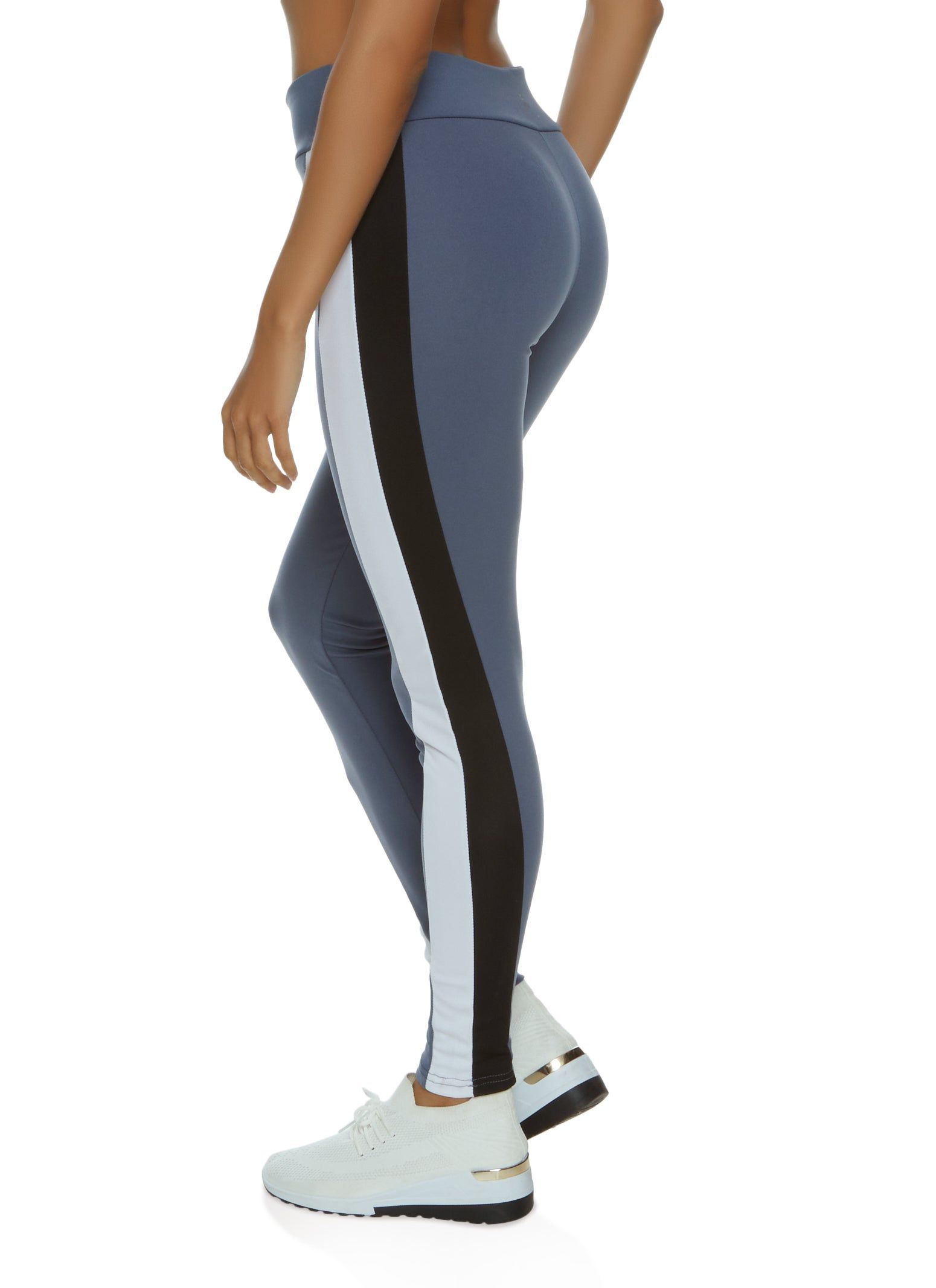 Color Block High Waist Active Leggings sold by Rainbow product image thumbnail 2