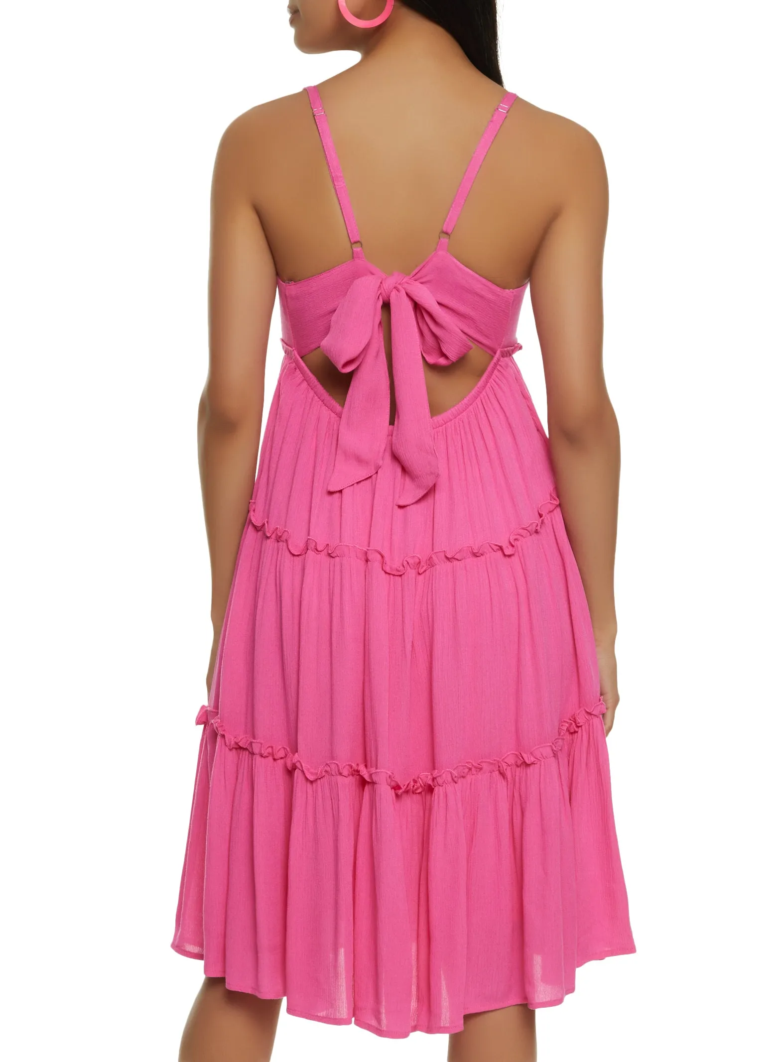 Haute Monde Tiered Cami Midi Dress sold by Rainbow product image thumbnail 3