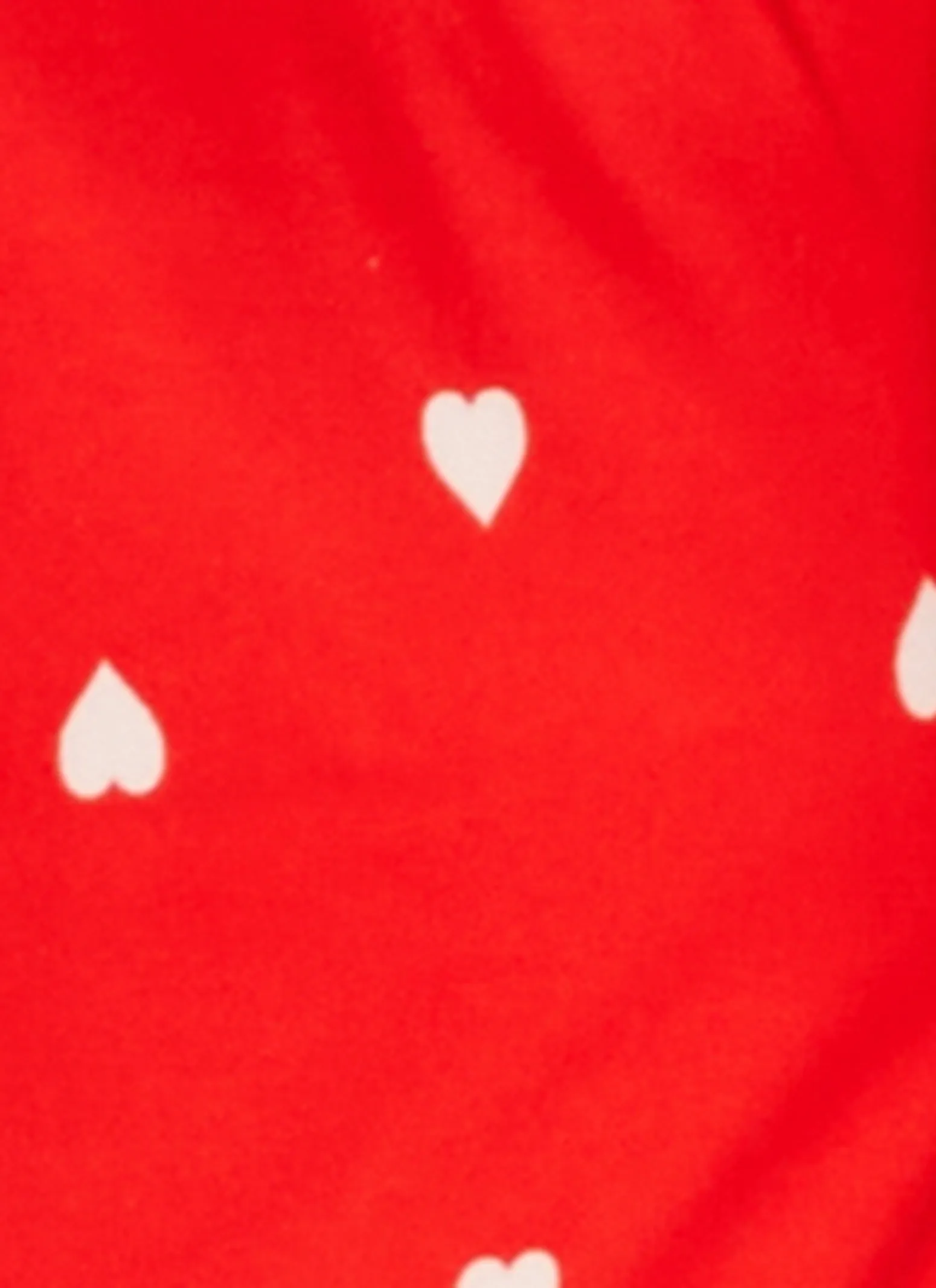 Plus Size Love Heart Print Button Front Pajama Romper sold by Rainbow product image thumbnail 4