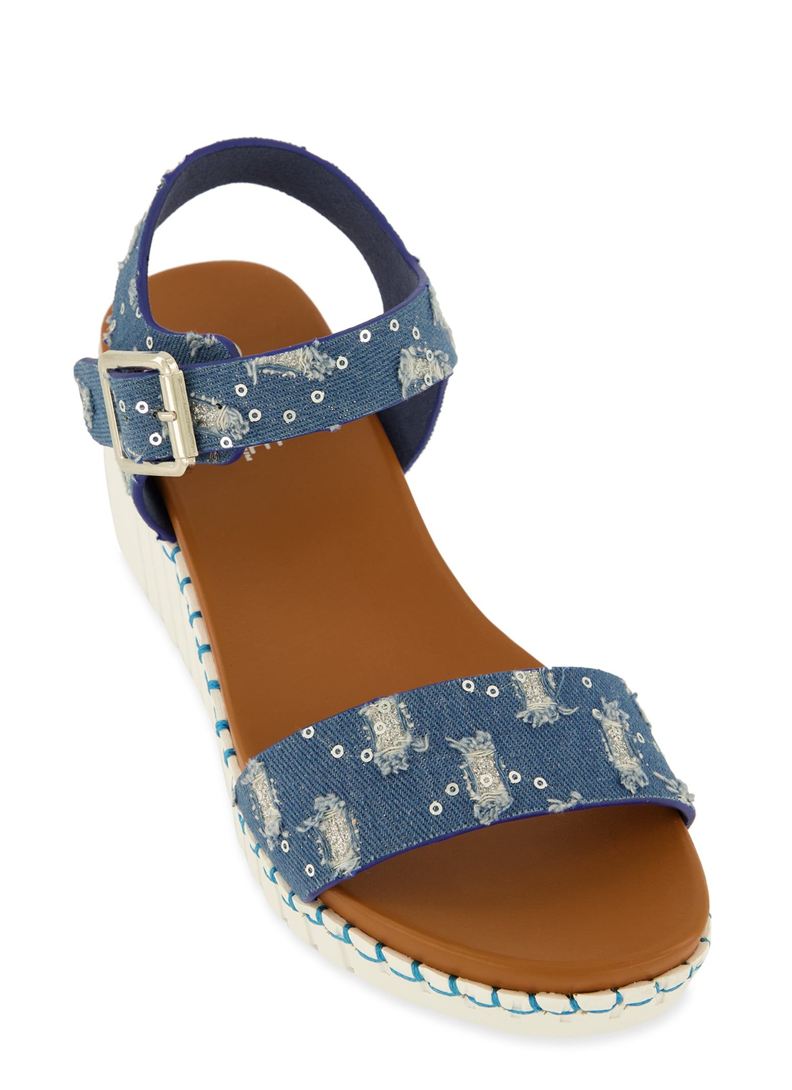 Ankle Strap Platform Wedge Sandals sold by Rainbow