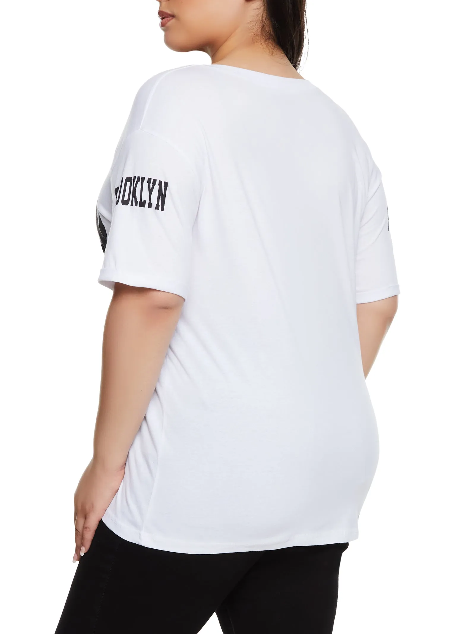 Plus Size Brooklyn New York Short Sleeve Graphic T Shirt sold by Rainbow product image thumbnail 2
