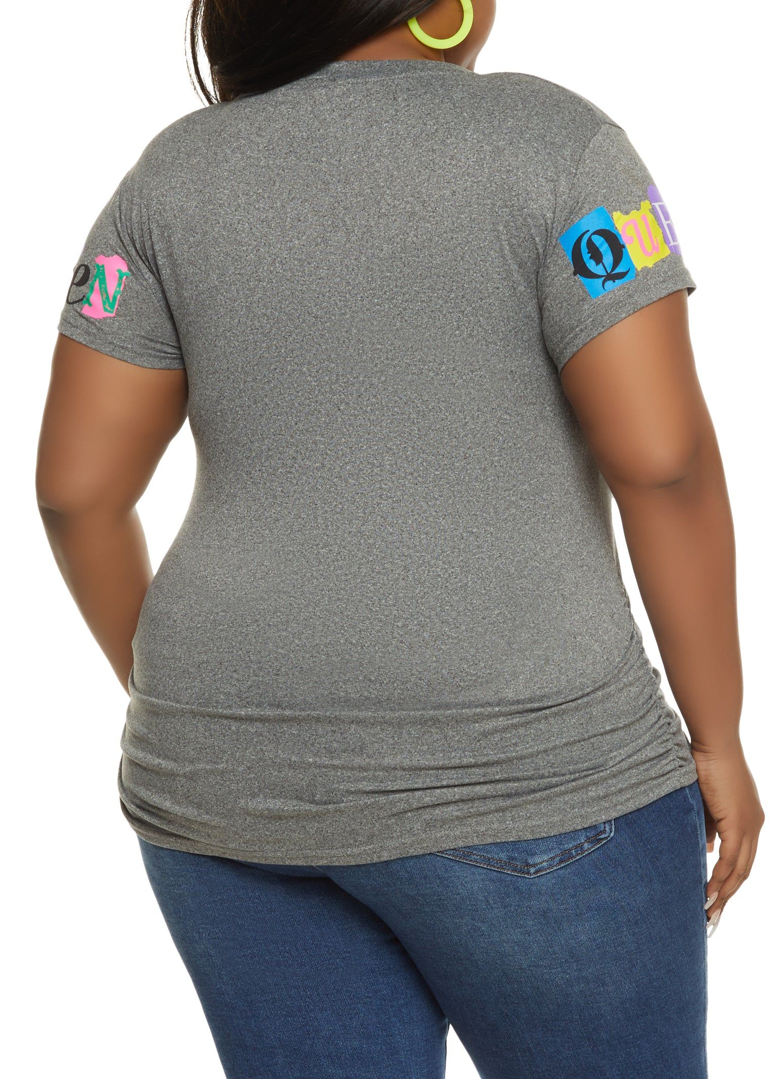Plus Size Queen Squad Graphic Tee sold by Rainbow product image thumbnail 2