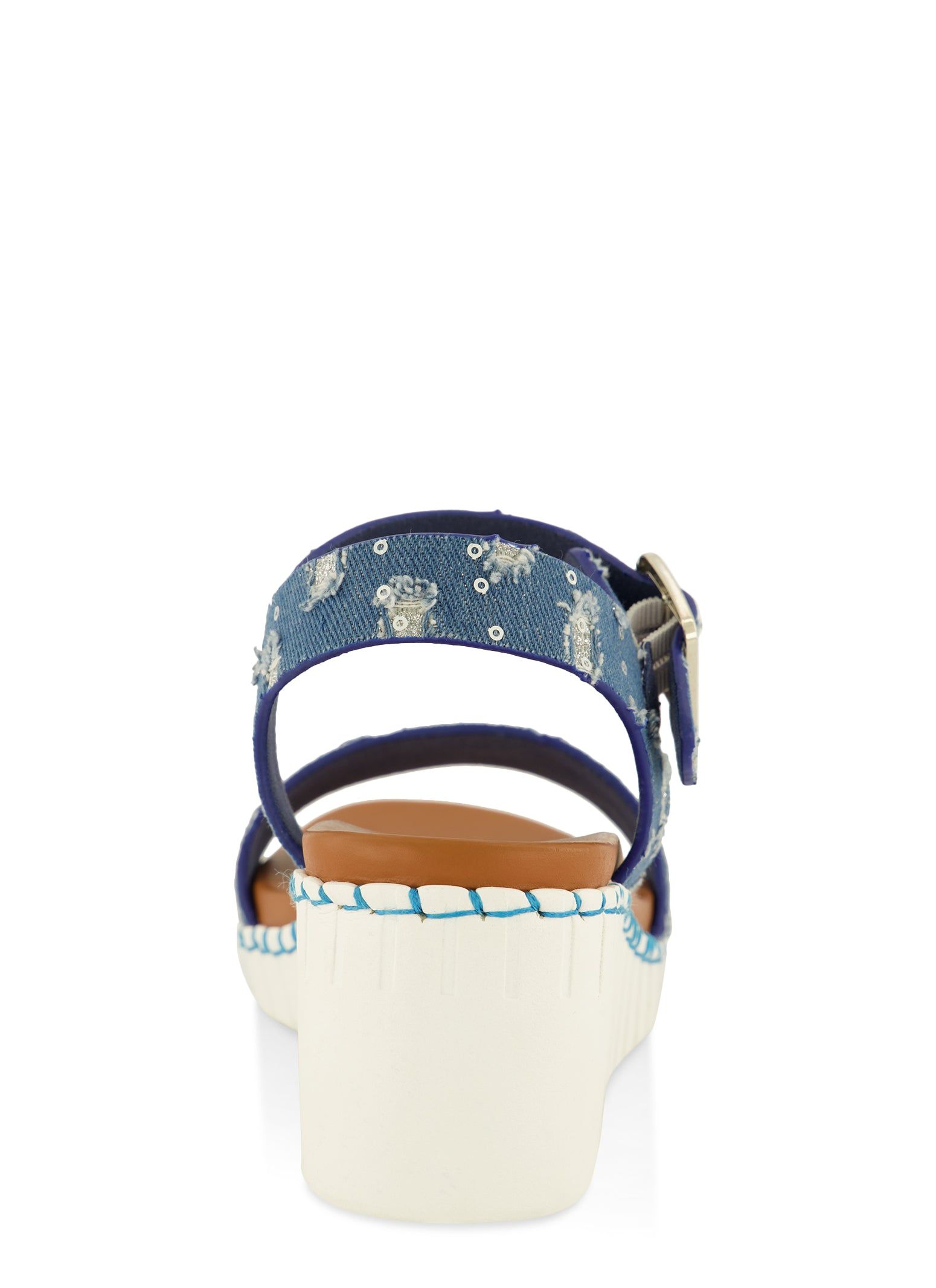 Ankle Strap Platform Wedge Sandals sold by Rainbow product image thumbnail 3