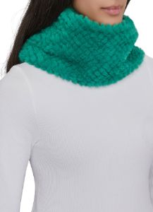 Textured Faux Fur Cowl Scarf sold by Rainbow