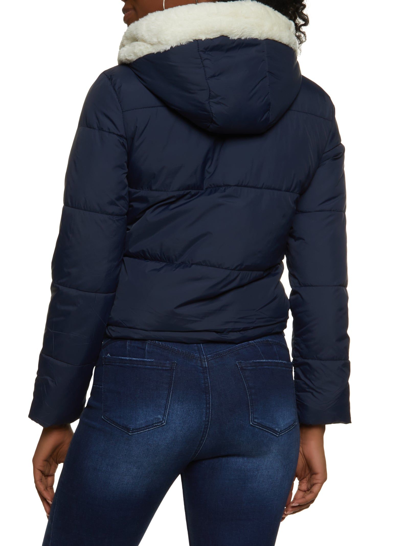 Faux Fur Lined Puffer Jacket sold by Rainbow product image thumbnail 3