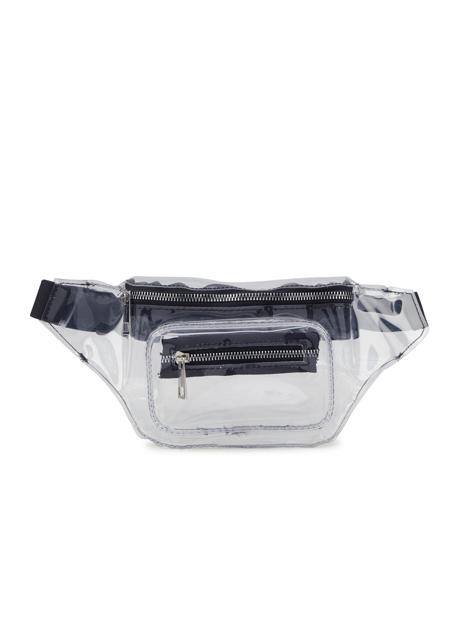 Clear Double Zip Fanny Pack sold by Rainbow product image thumbnail 2