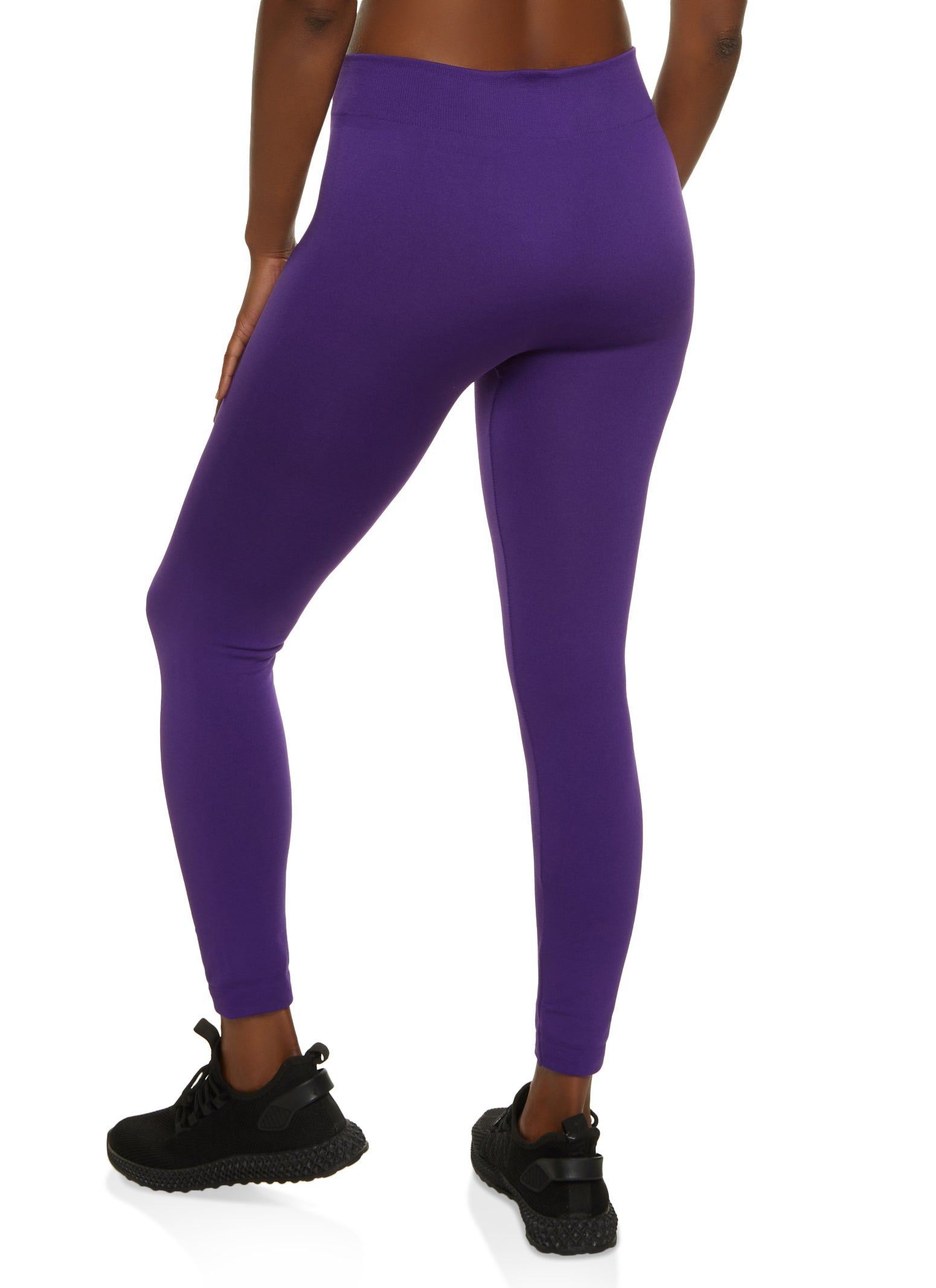 Fleece Basic Seamless Leggings sold by Rainbow product image thumbnail 2