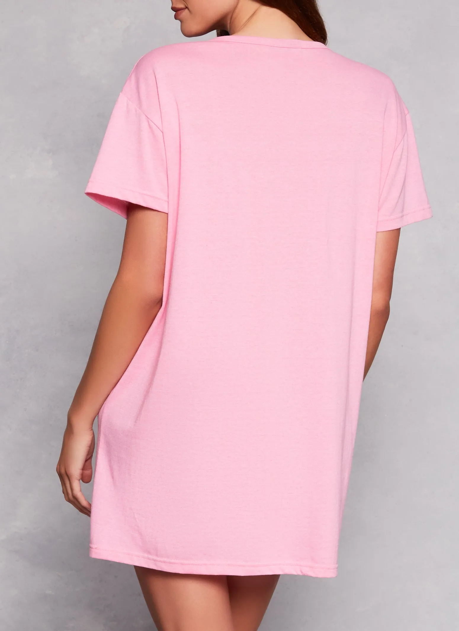 Graphic Crew Neck Short Sleeve Nightgown sold by Rainbow product image thumbnail 3