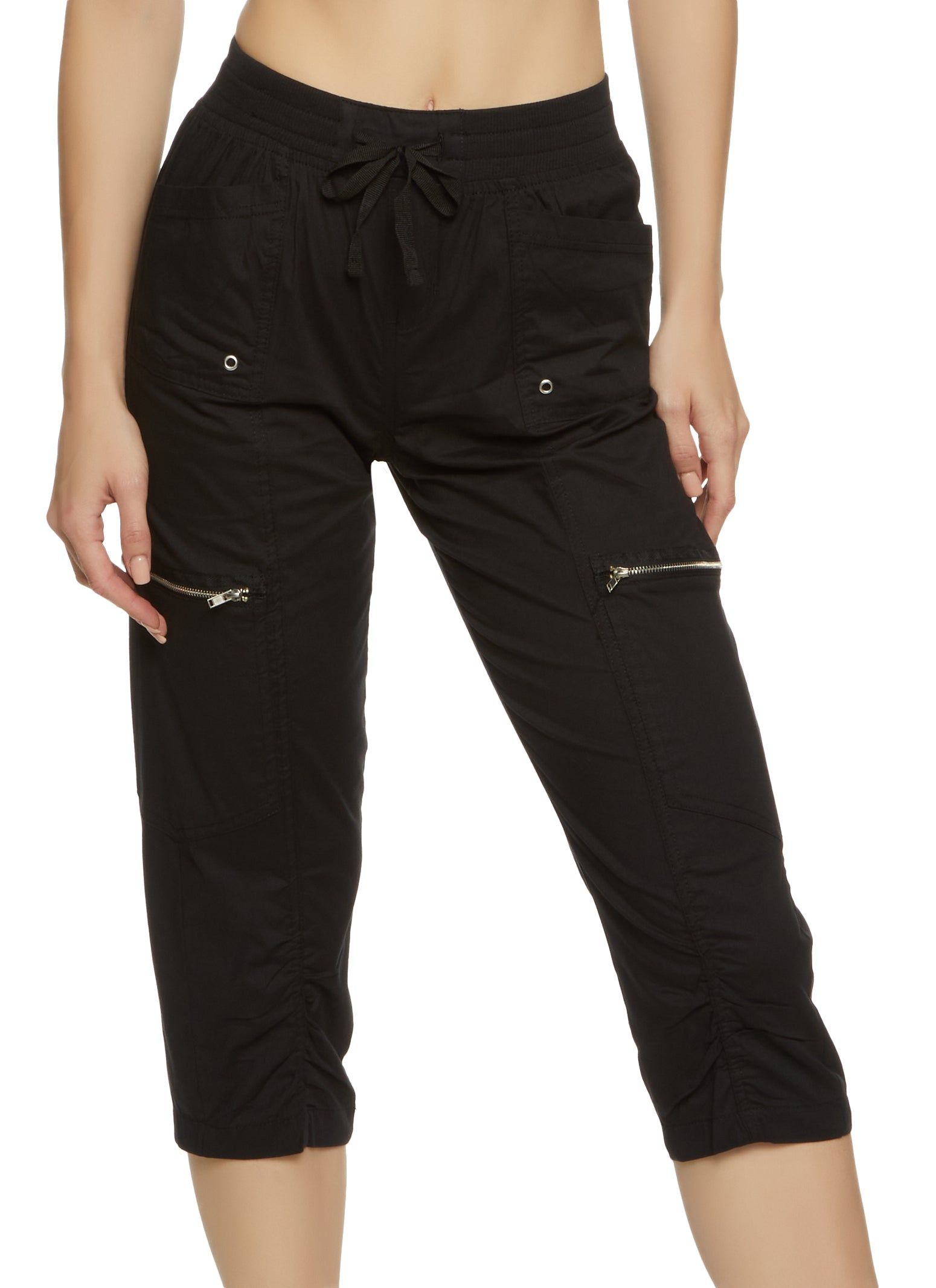 Zip Pocket Capri Pants sold by Rainbow
