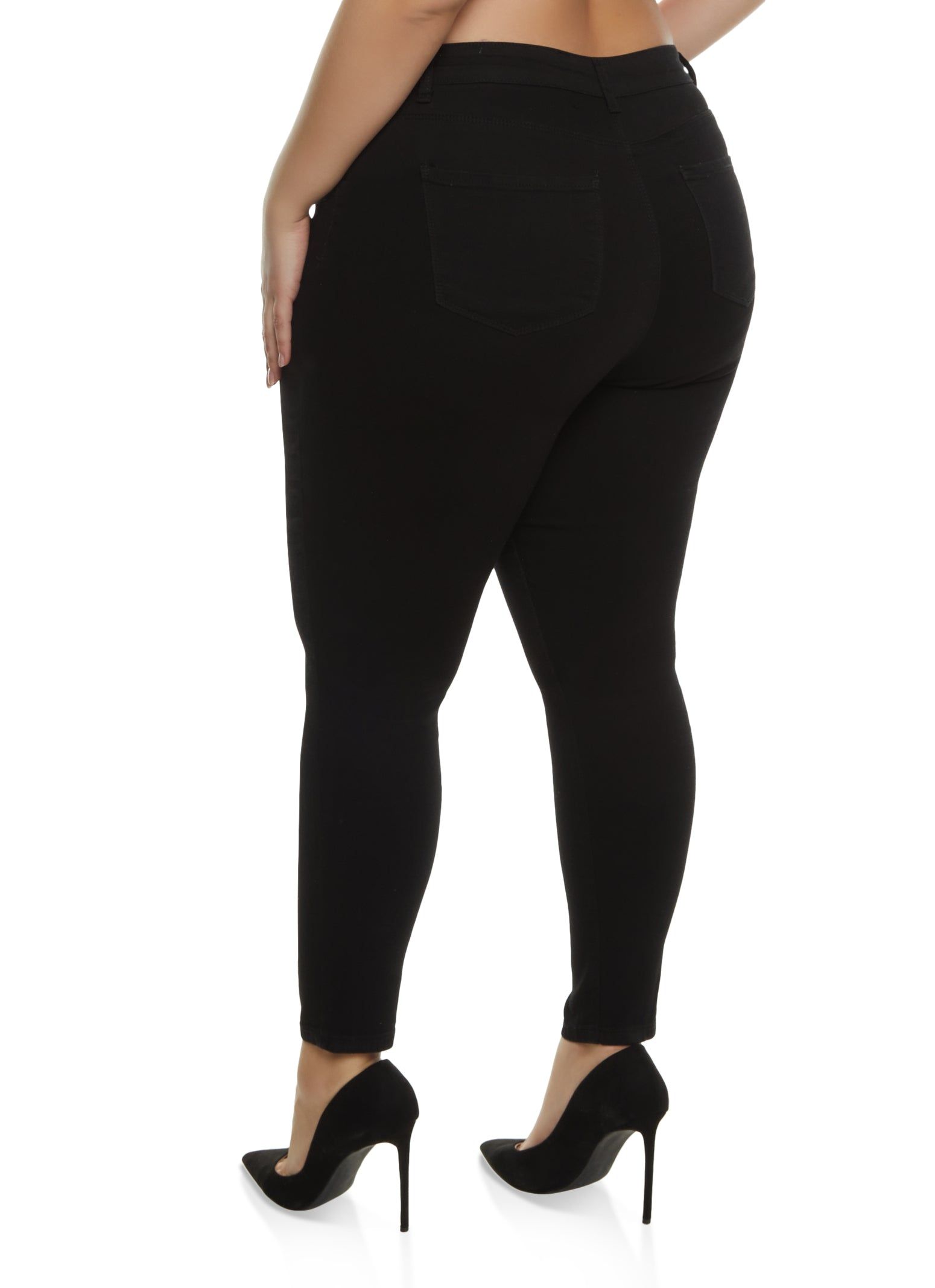 Plus Size WAX High Waist Whiskered Jeans sold by Rainbow product image thumbnail 2