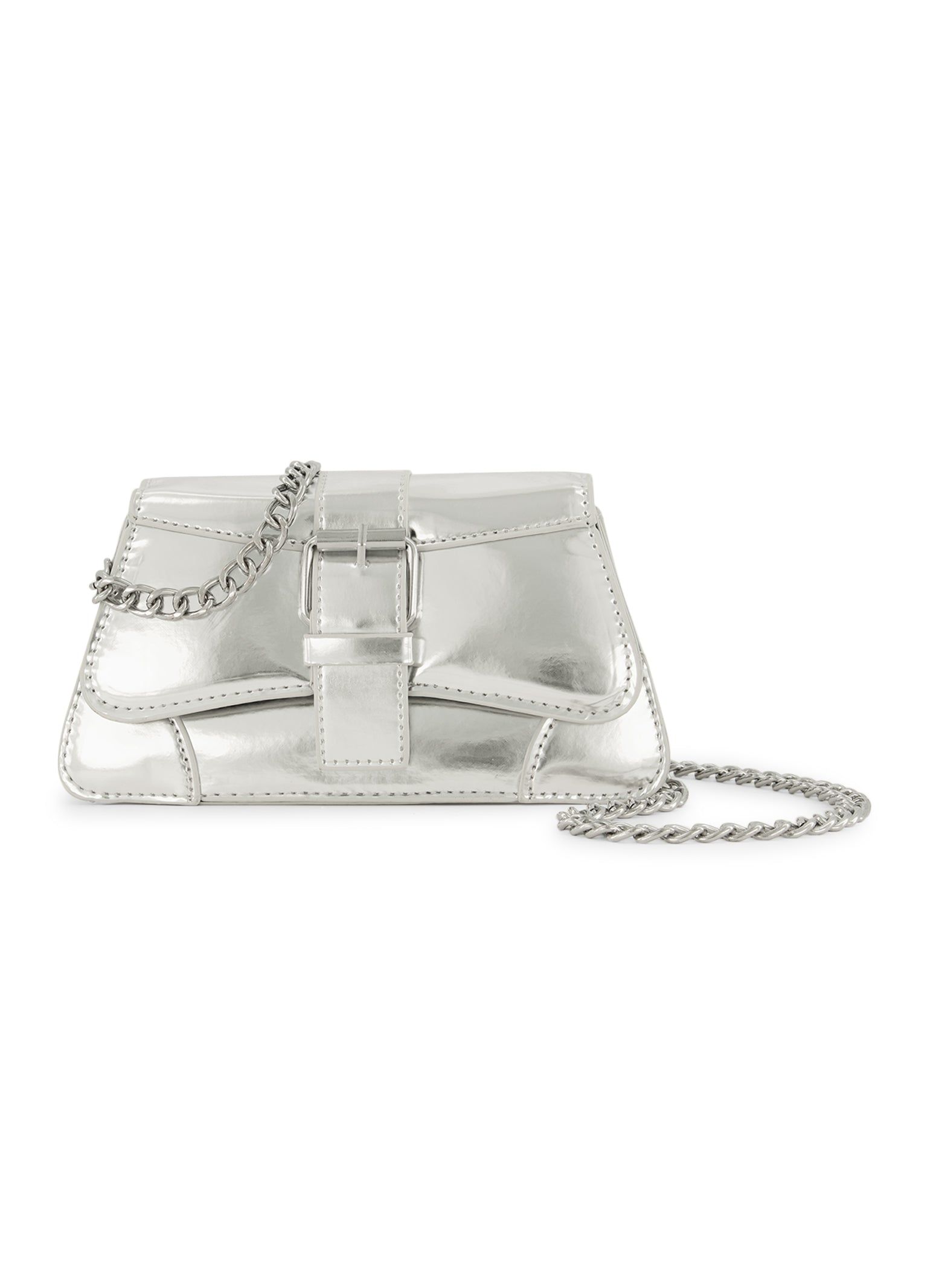 Buckle Detail Chain Strap Crossbody Bag sold by Rainbow product image thumbnail 2