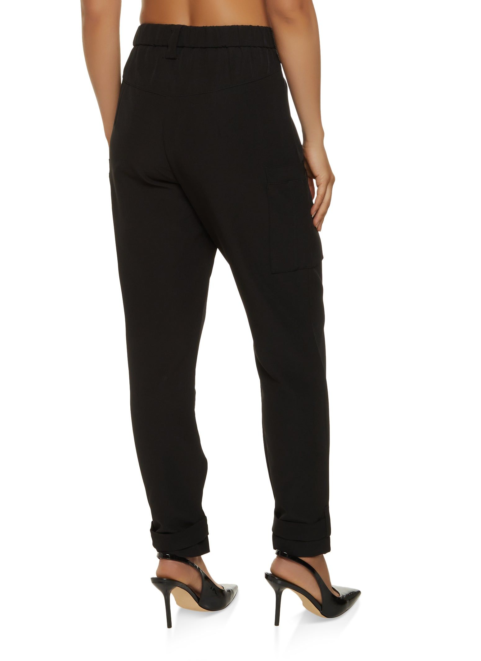 Button Cuff High Waisted Dress Pants sold by Rainbow product image thumbnail 3