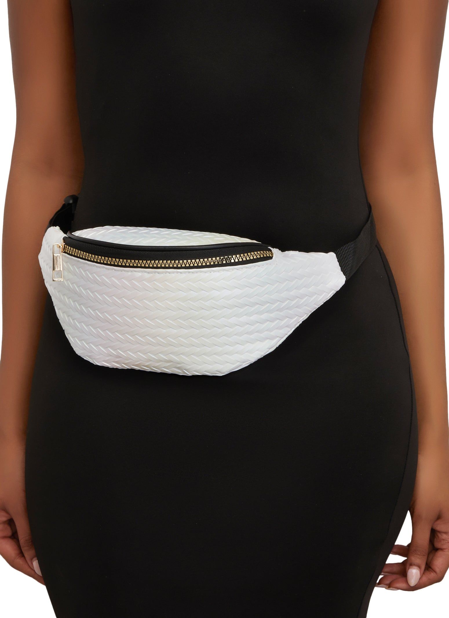 Woven Crescent Fanny Pack sold by Rainbow