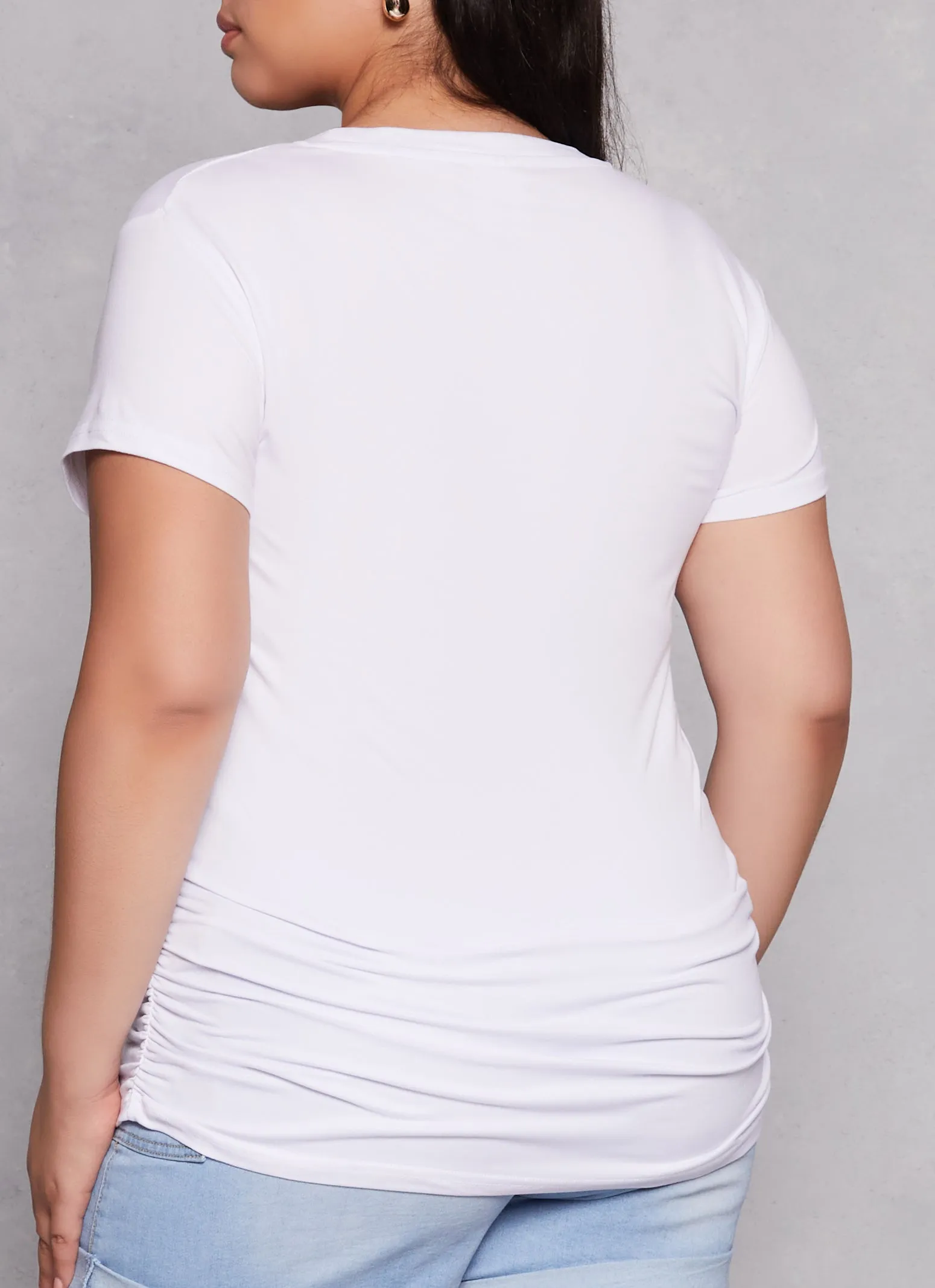 Plus Size Counting My Blessings Graphic Tee sold by Rainbow product image thumbnail 3