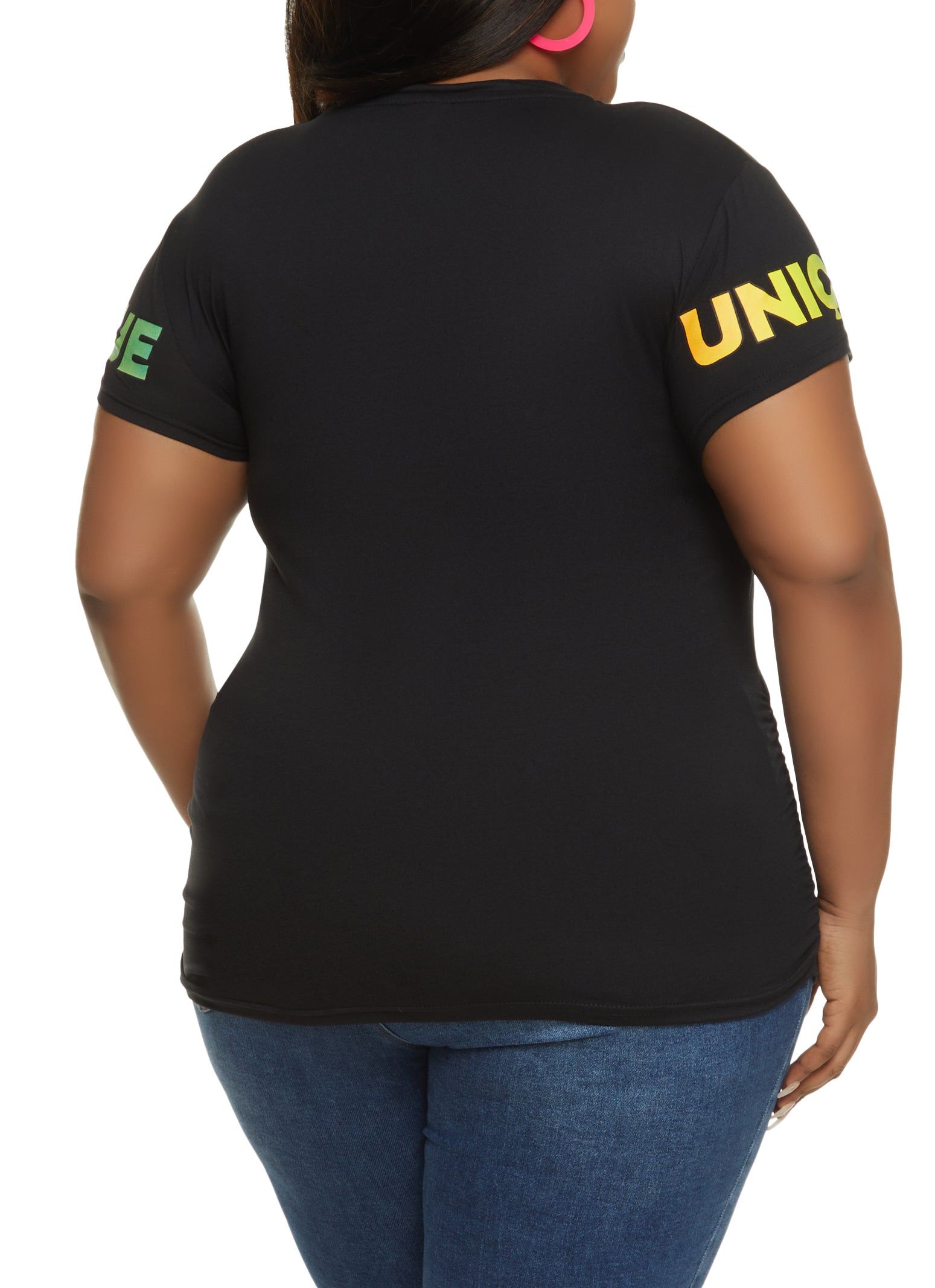 Plus Size I Am Highly Favored Graphic Tee sold by Rainbow product image thumbnail 2