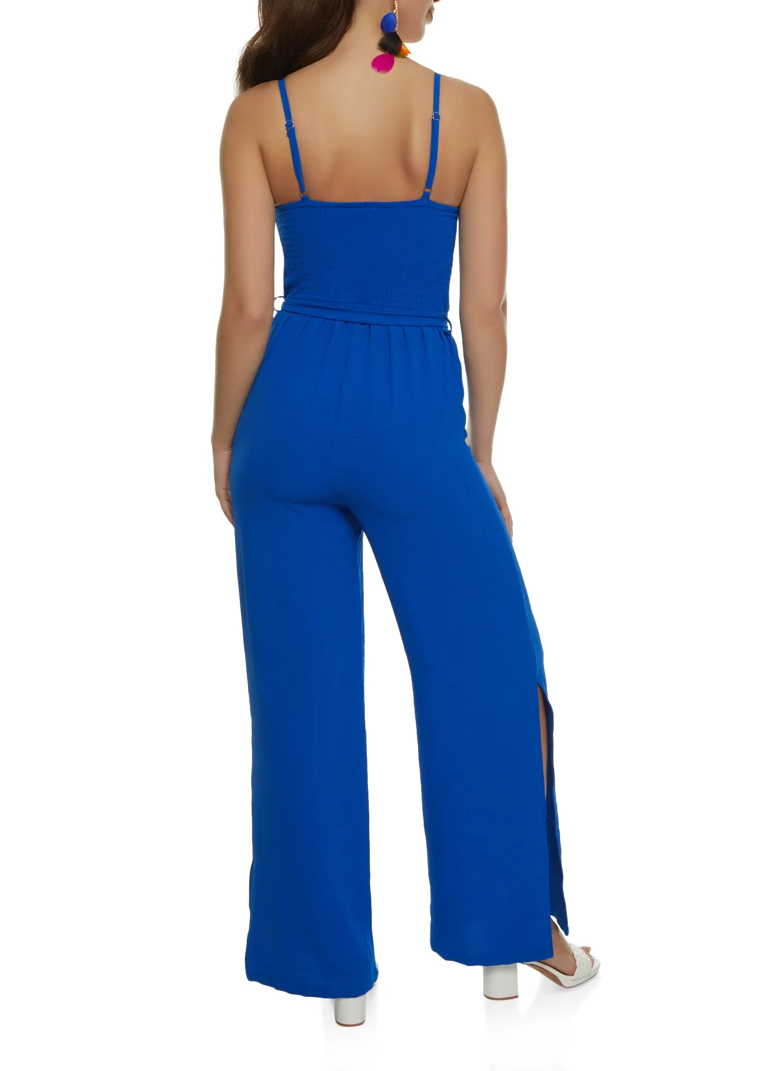 Tie Waist Bustier Wide Leg Jumpsuit sold by Rainbow product image thumbnail 2