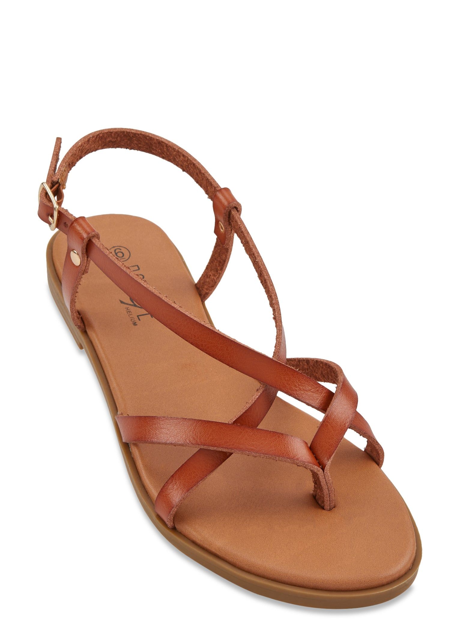 Toe Loop Caged Flat Sandals sold by Rainbow