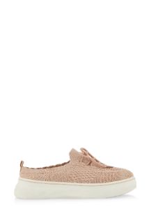 Textured Knit Platform Sneakers sold by Rainbow