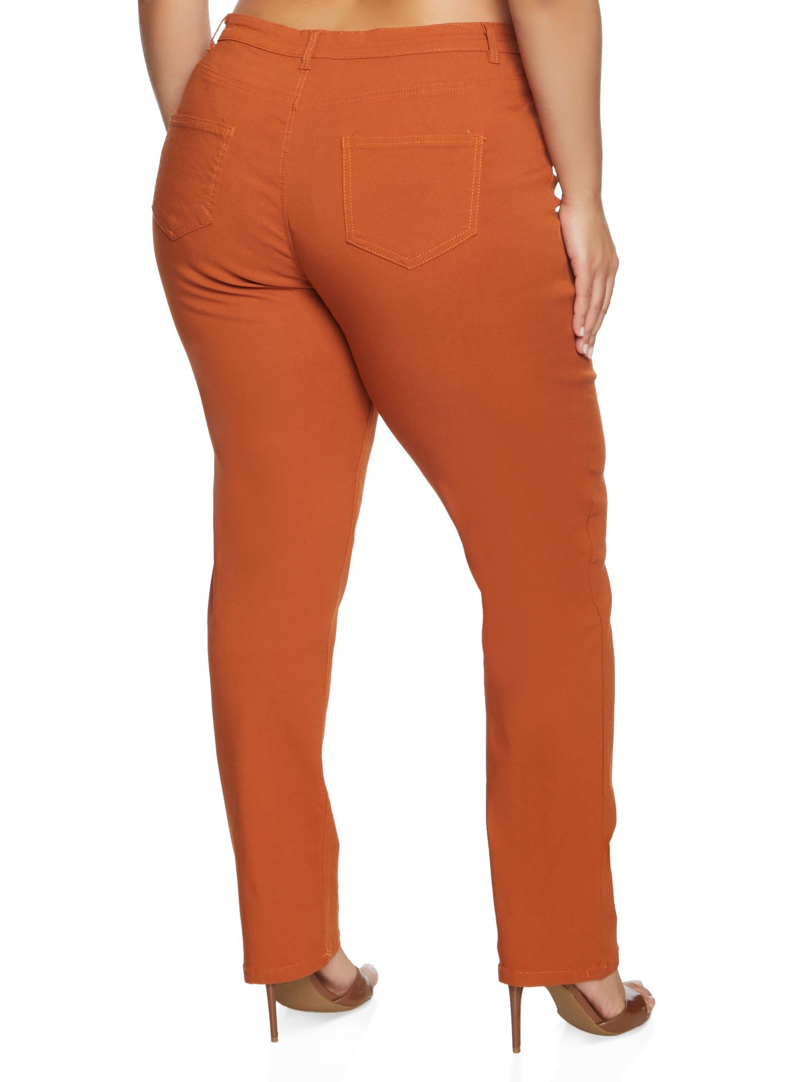 Plus Size Solid Skinny Pants sold by Rainbow product image thumbnail 2