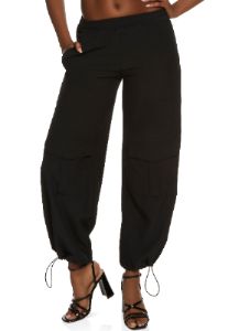 Nylon Cargo Parachute Pants sold by Rainbow
