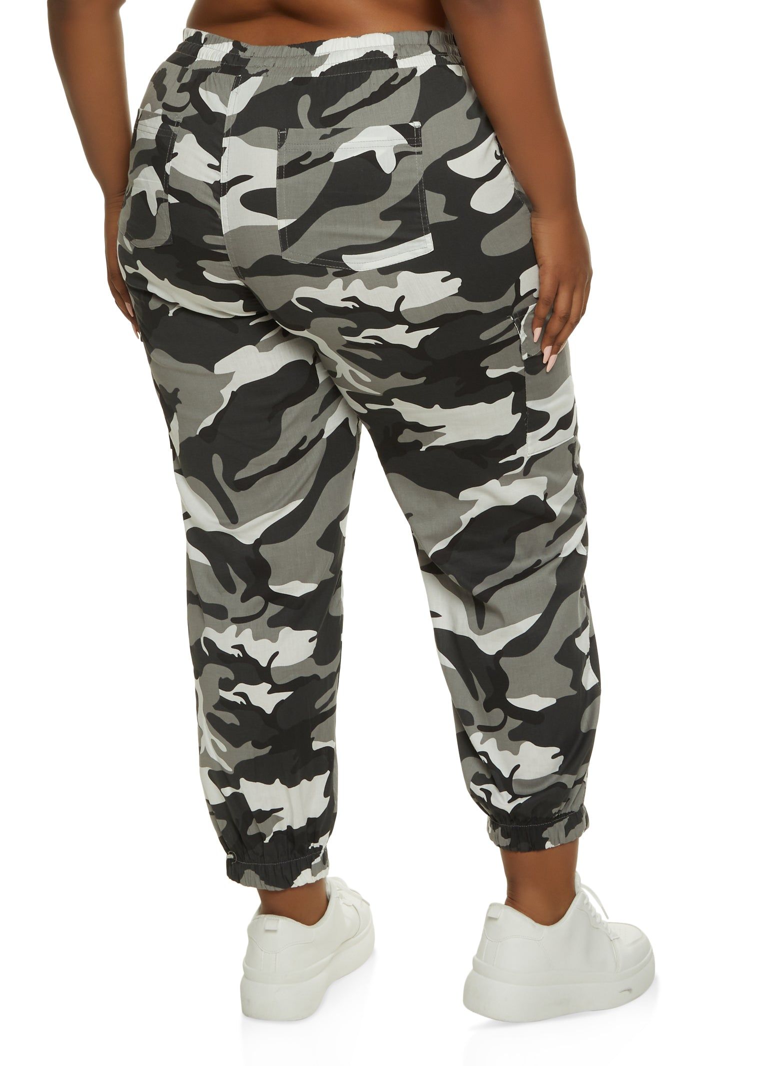 Plus Size Camouflage Cargo Joggers sold by Rainbow product image thumbnail 2