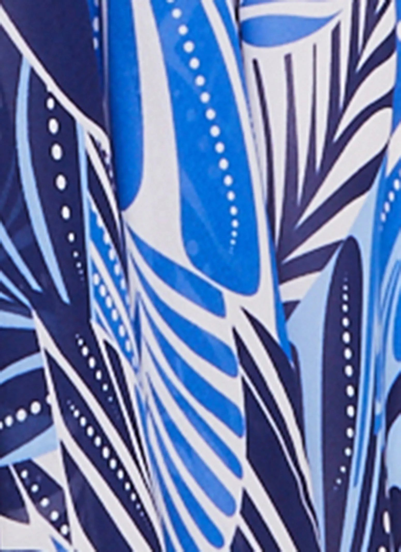 Plus Size Border Print Handkerchief Hem Maxi Dress with Necklace sold by Rainbow product image thumbnail 4