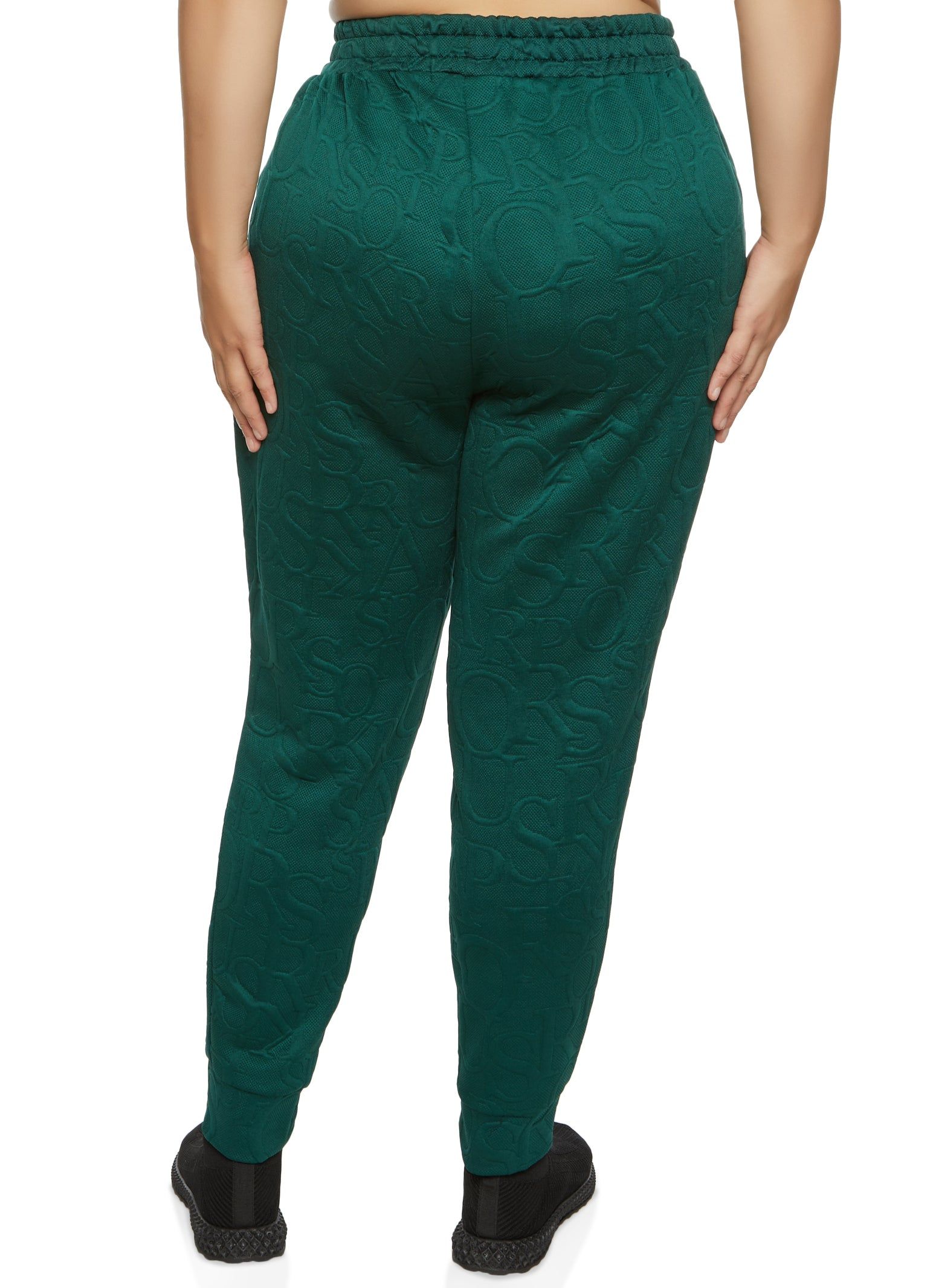 Plus Size Embossed Joggers sold by Rainbow product image thumbnail 2