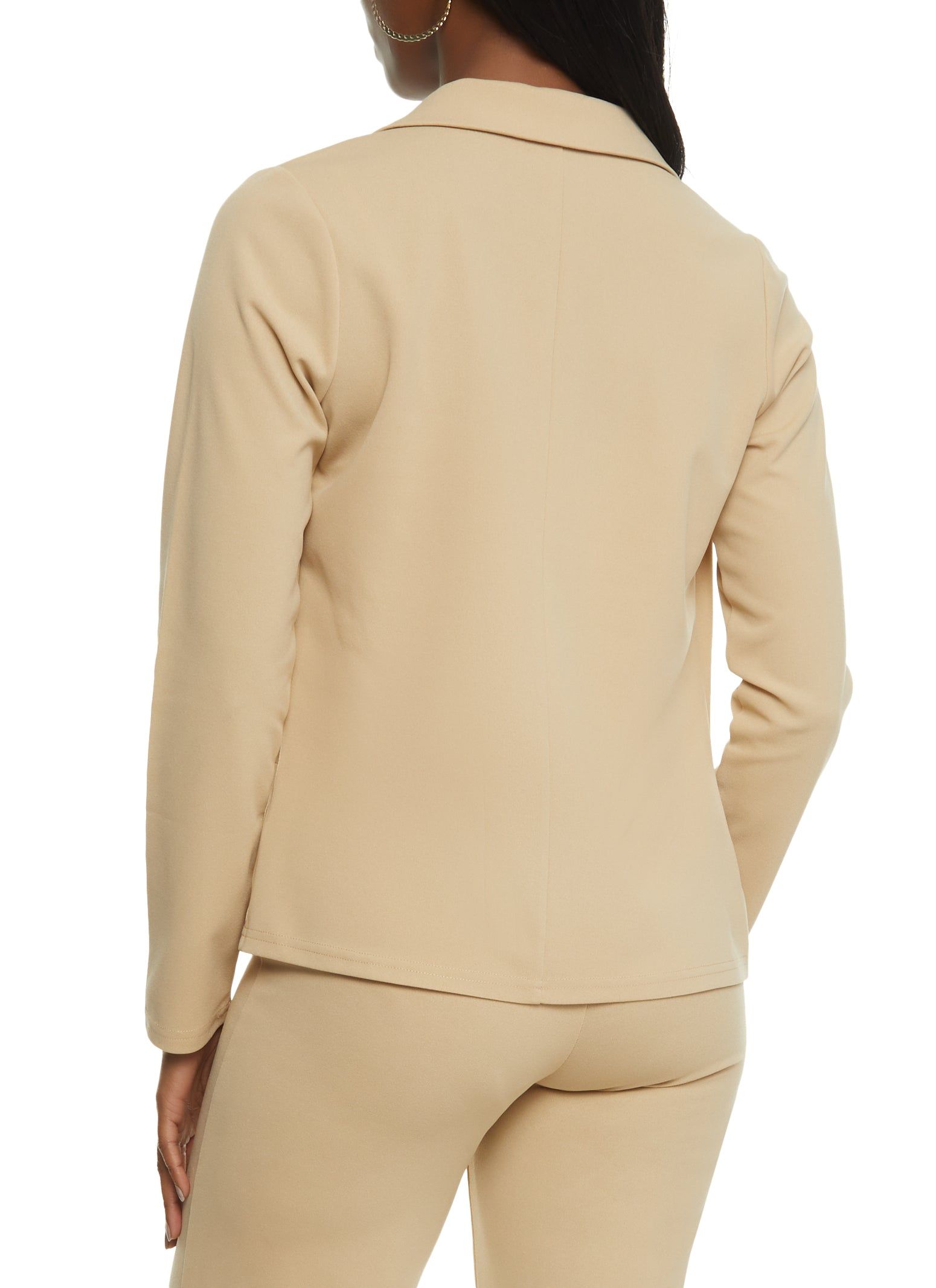 Faux Pocket Open Front Blazer sold by Rainbow product image thumbnail 3