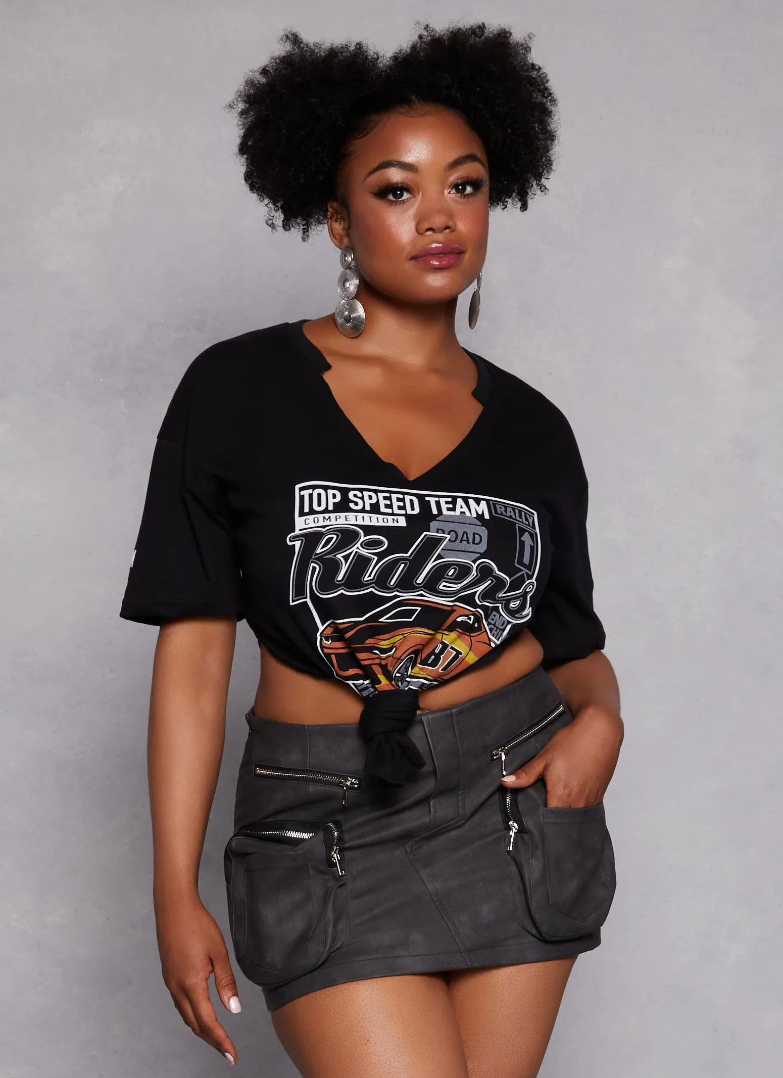 Plus Size Riders Graphic Tee sold by Rainbow