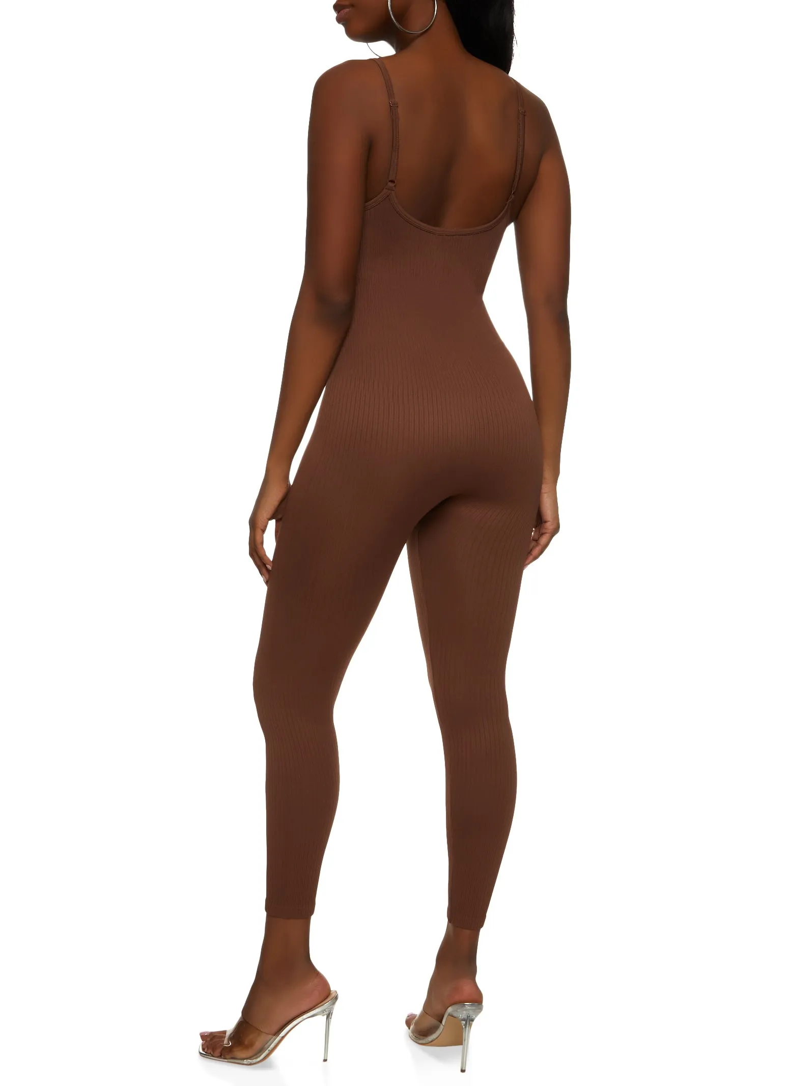 Daisy Ribbed Scoop Neck Cami Catsuit sold by Rainbow product image thumbnail 2