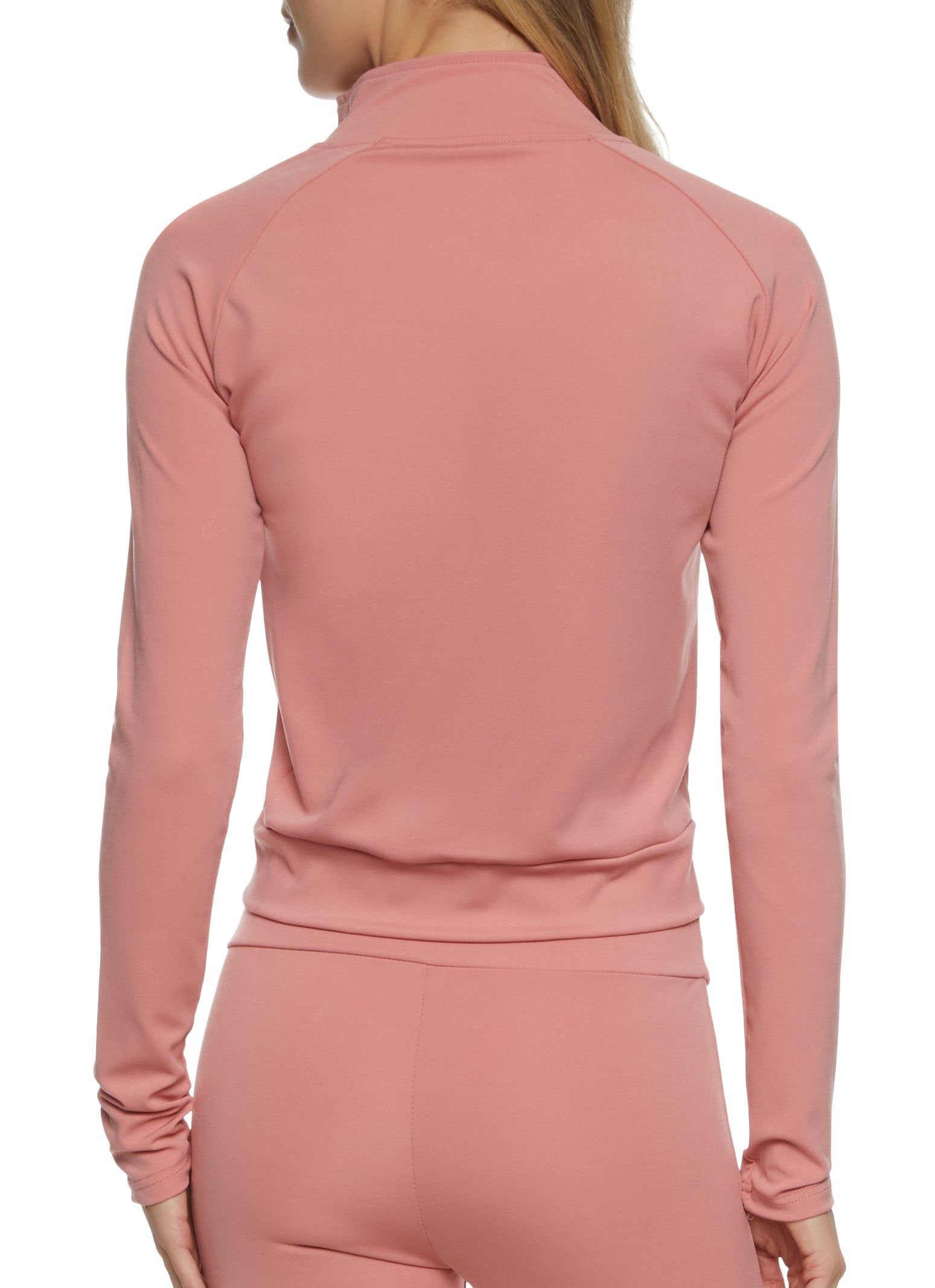 Zip Front Mock Neck Track Jacket sold by Rainbow product image thumbnail 3