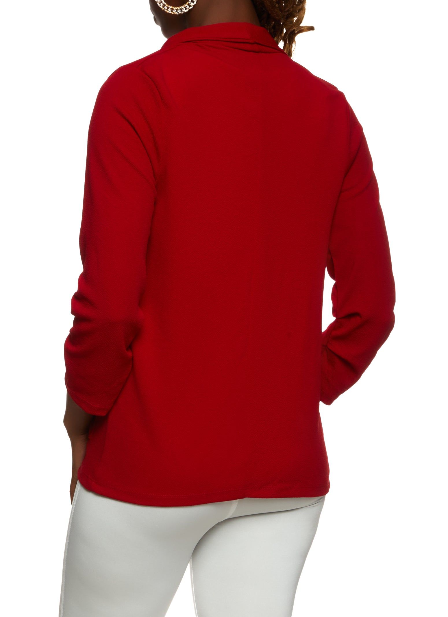 Crepe Knit Chain Detail Blazer sold by Rainbow product image thumbnail 2