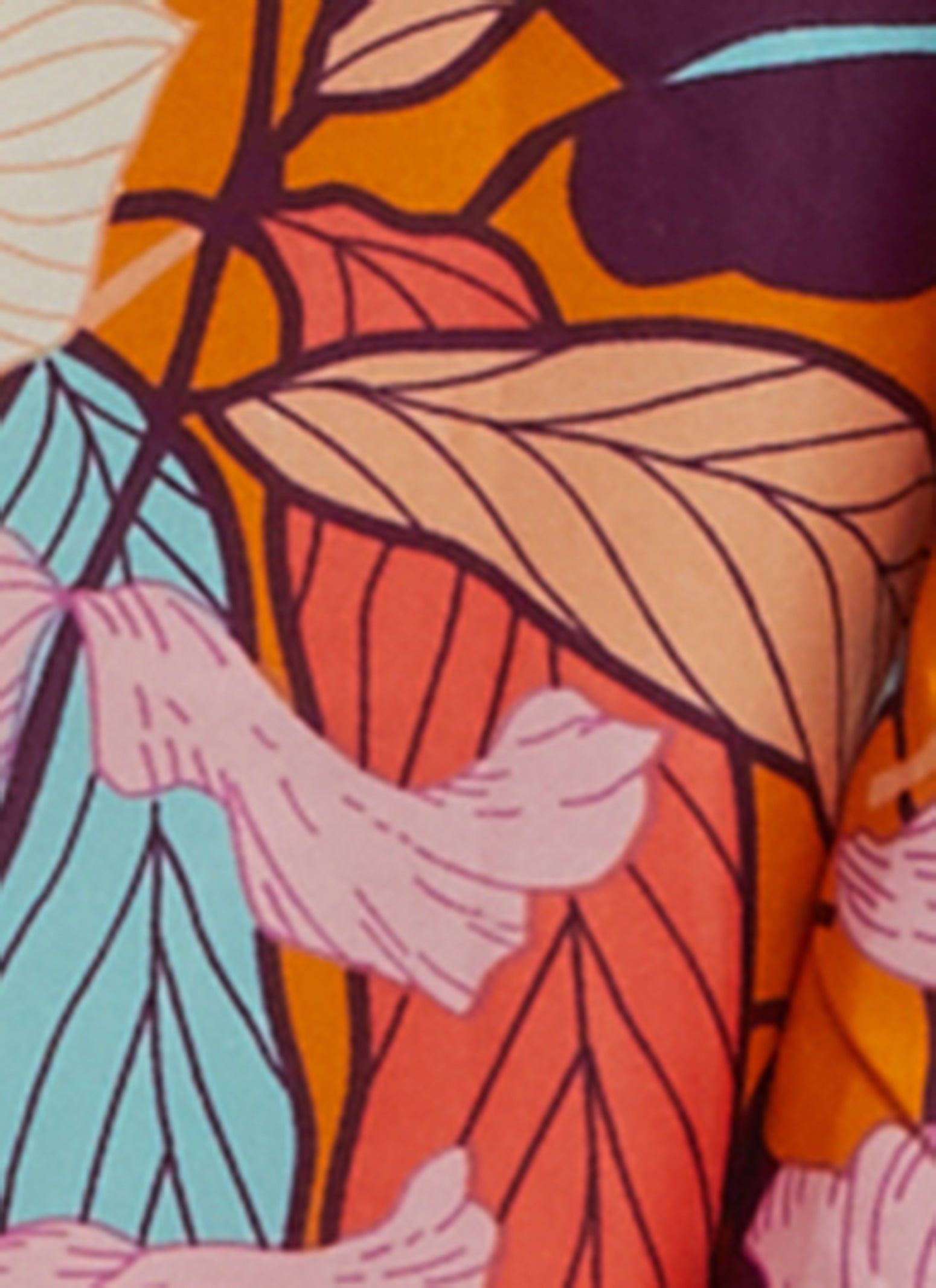 Plus Size Floral Mixed Print Maxi Skirt sold by Rainbow product image thumbnail 3