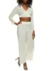 Plisse Cropped Wrap Top sold by Rainbow